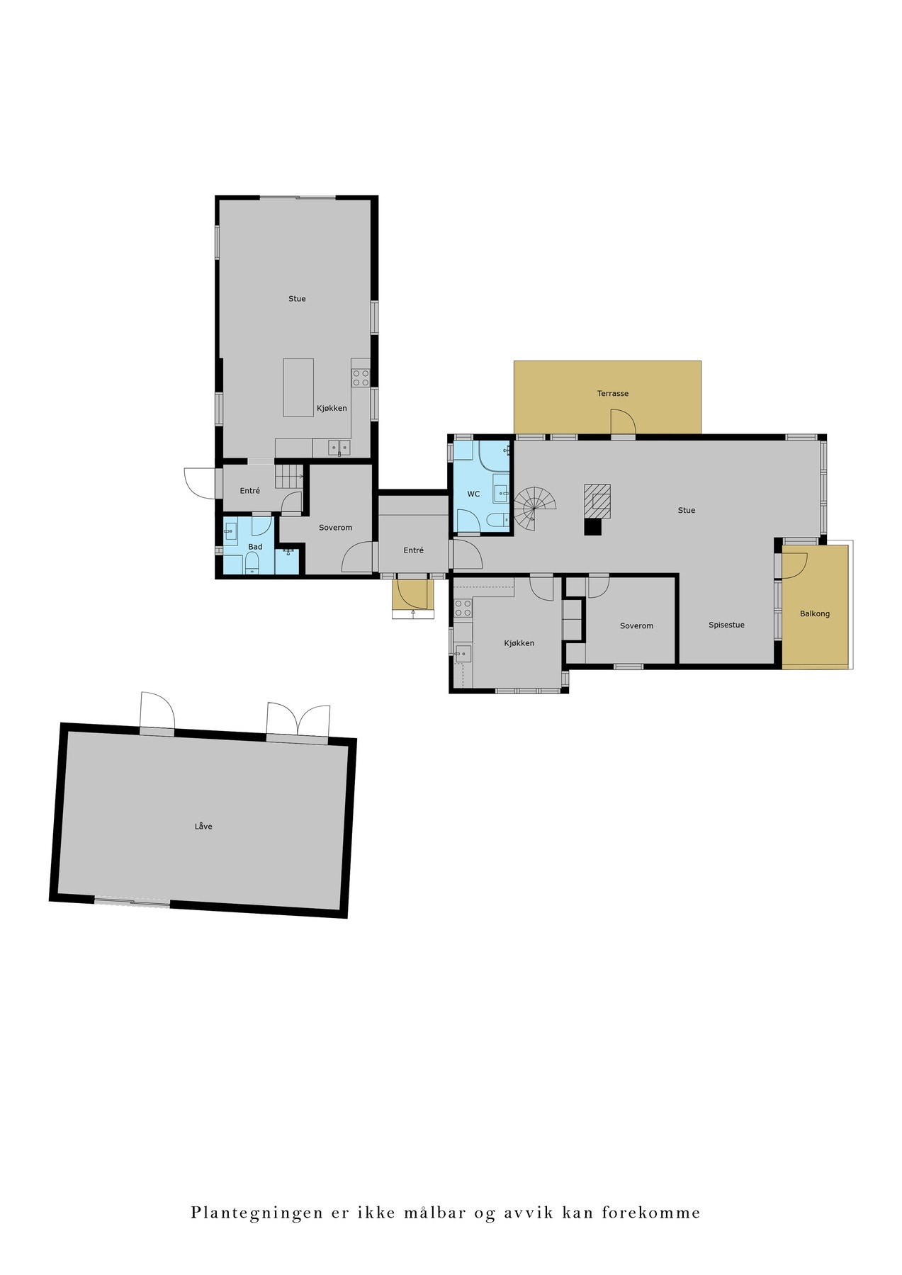 Plantegning Galleribilde