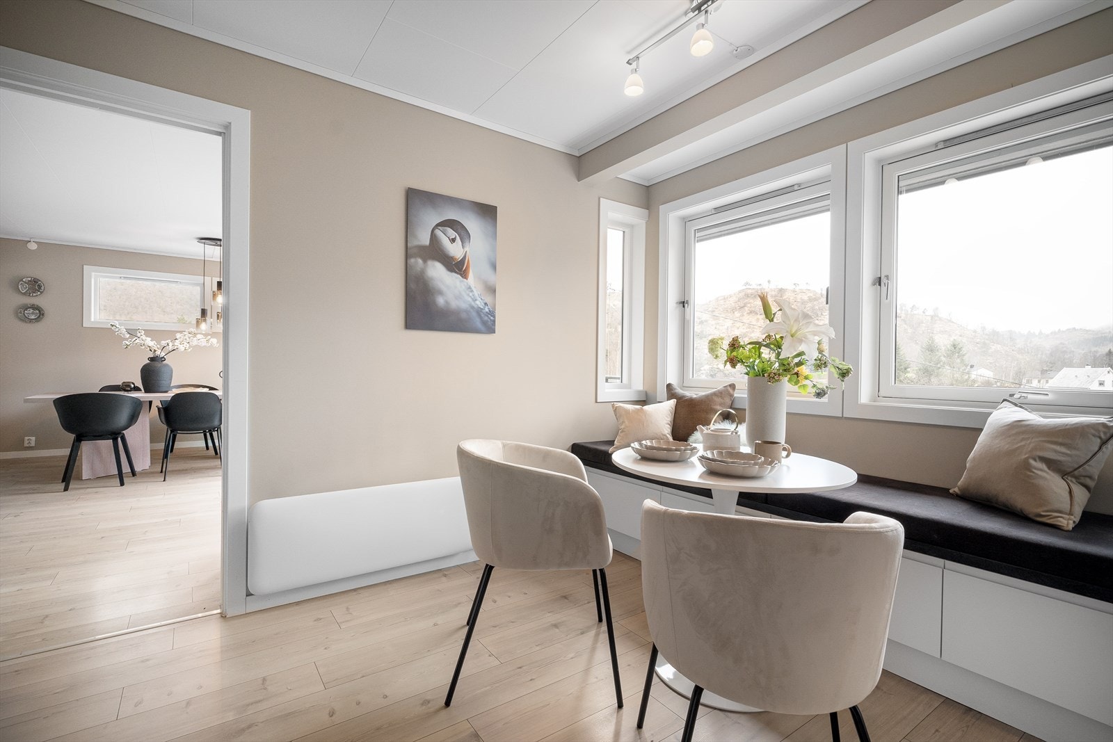 En vanvittig koselig krok. Her er det fint å sitte med et teppe og en god bok Galleribilde