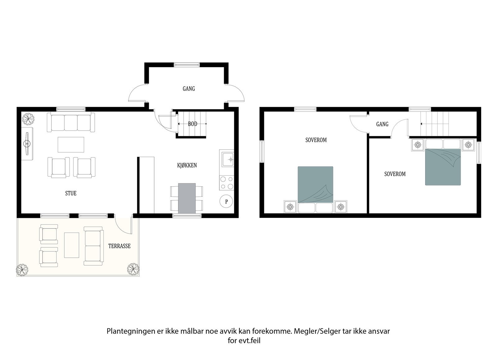 Plantegning - ikke målbar Galleribilde