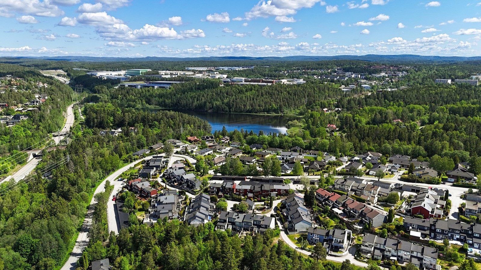 Dronebildet Stenfelt Galleribilde
