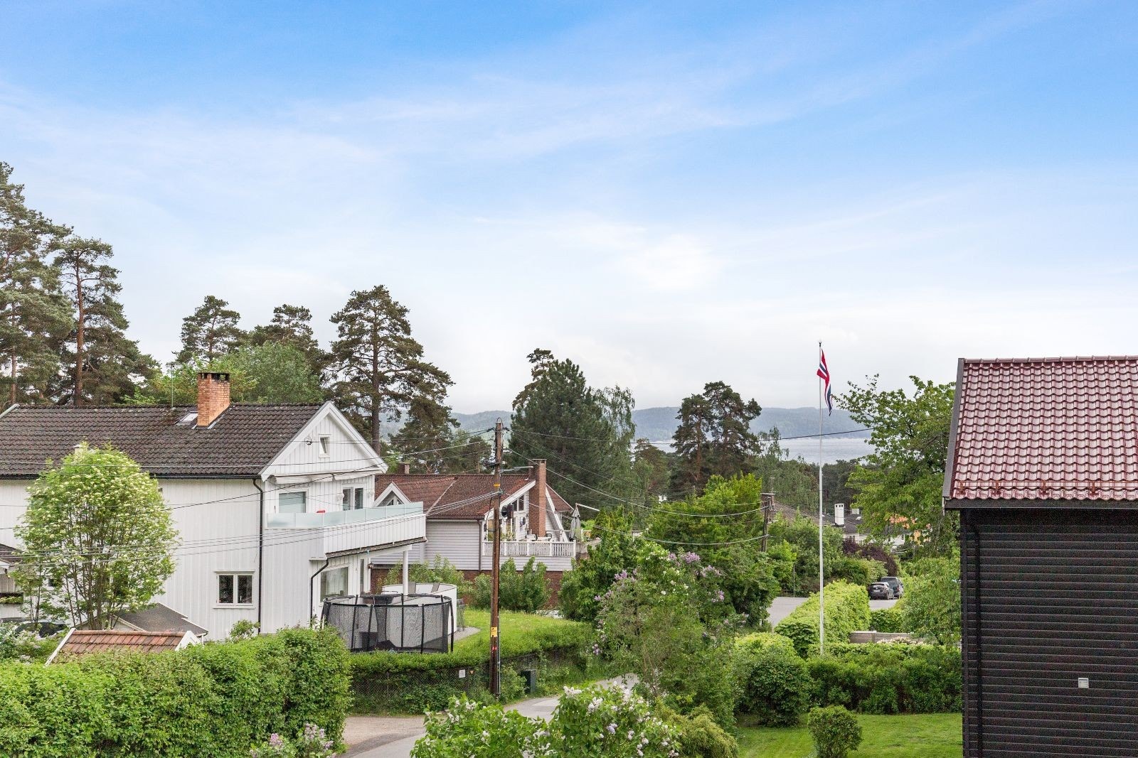 Utsikt fra balkong. Galleribilde