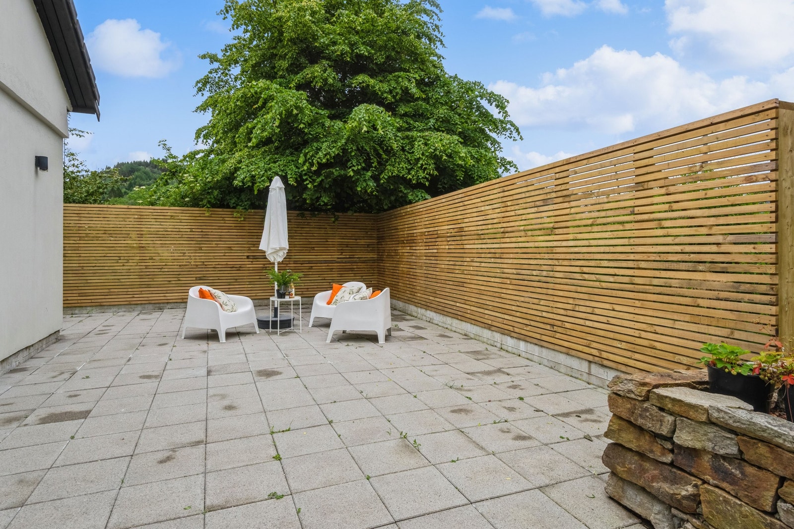 Hovedleilighetens uteområde. Galleribilde