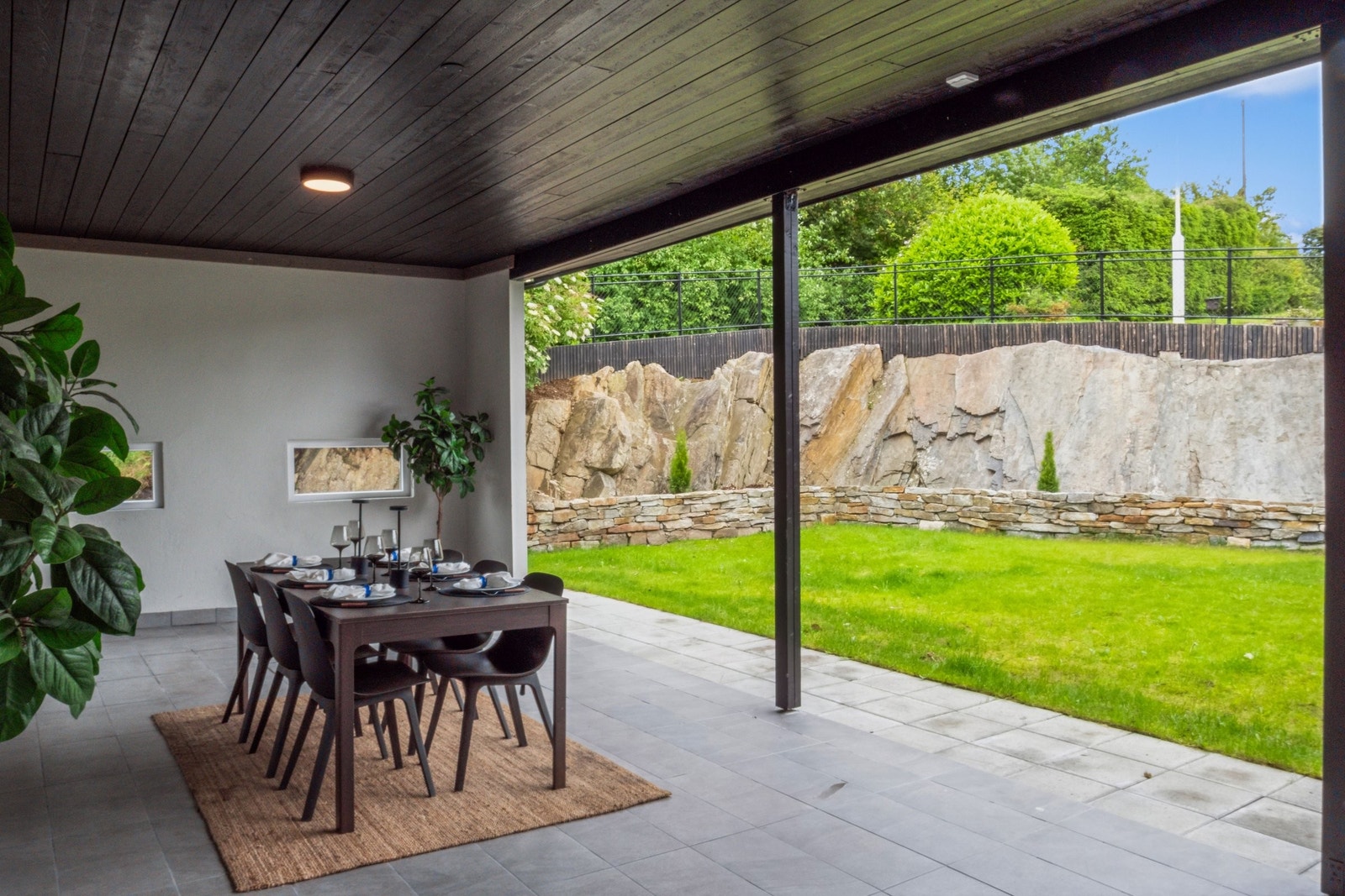 Hovedleilighetens uteområde. Galleribilde