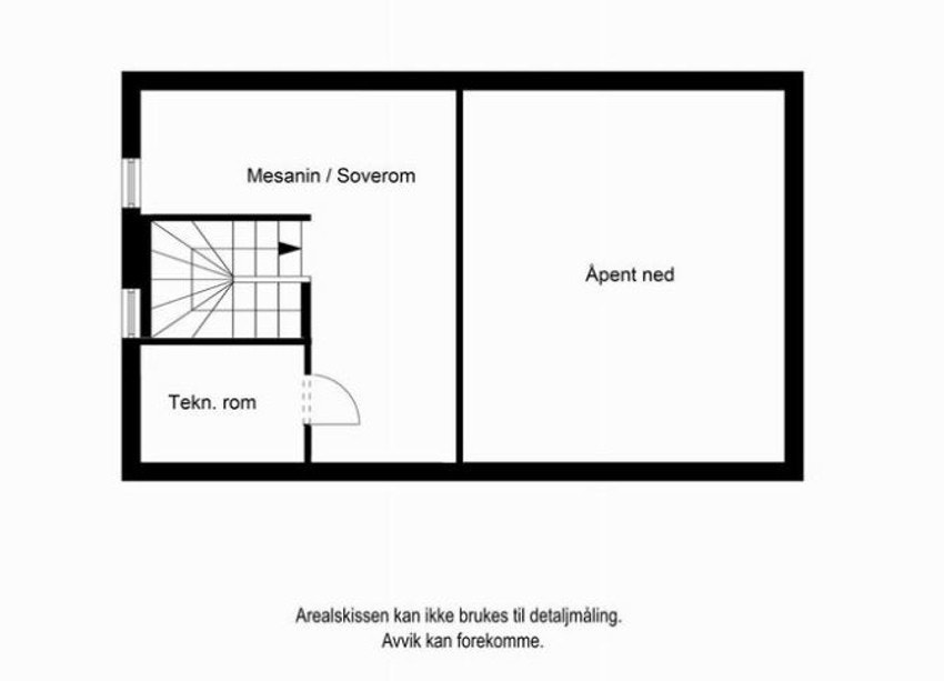 Plantegning 2. etasje Galleribilde