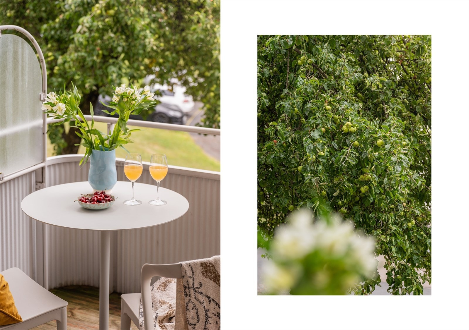 Her kan du nyte solen fra formiddag til rundt kl. 18.00 i sommerhalvåret Galleribilde