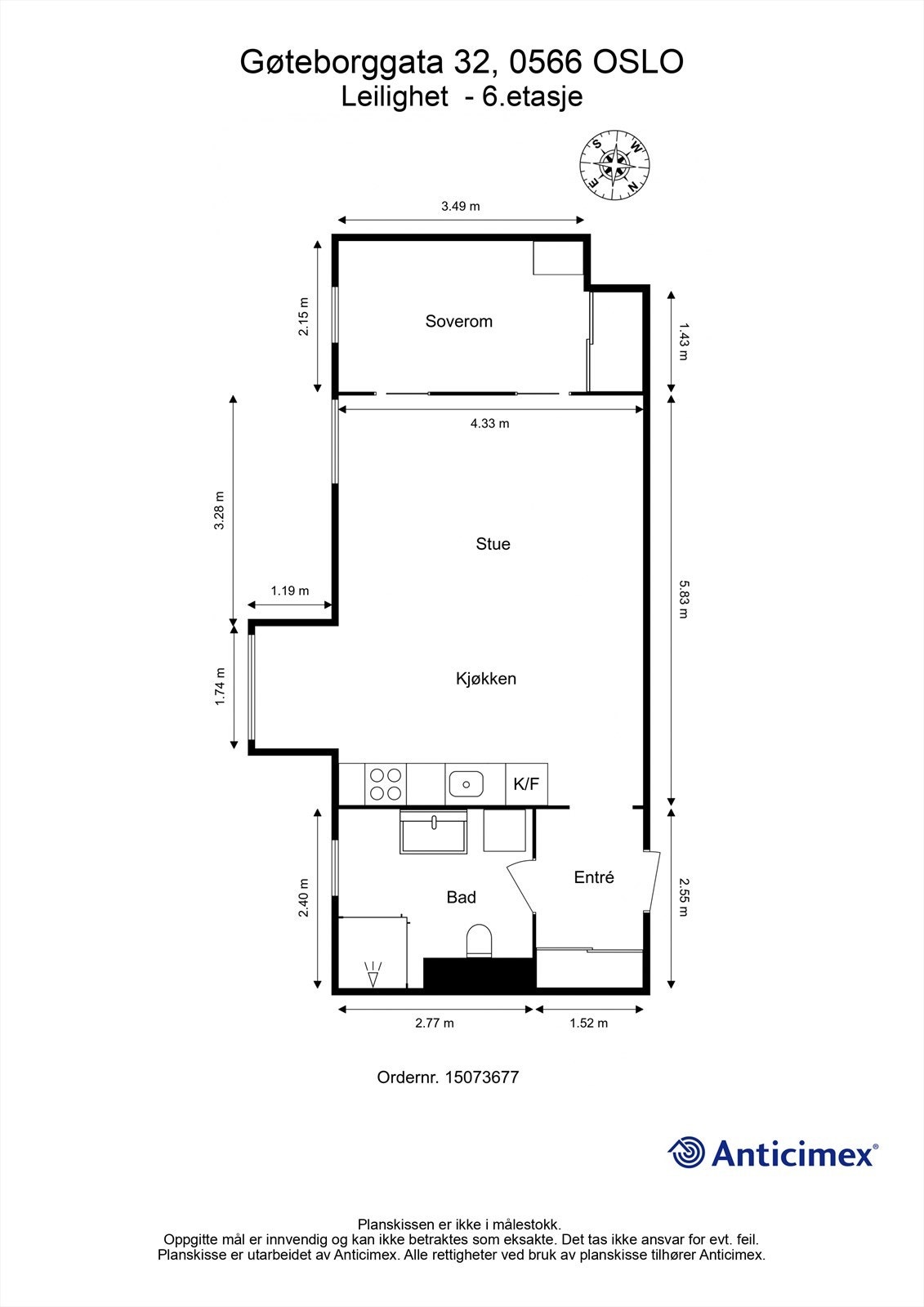 Plantegning. Galleribilde