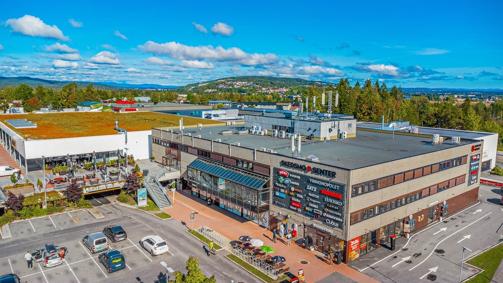 Skedsmokorset Drone av butikker kjøpesenter.jpg Galleribilde