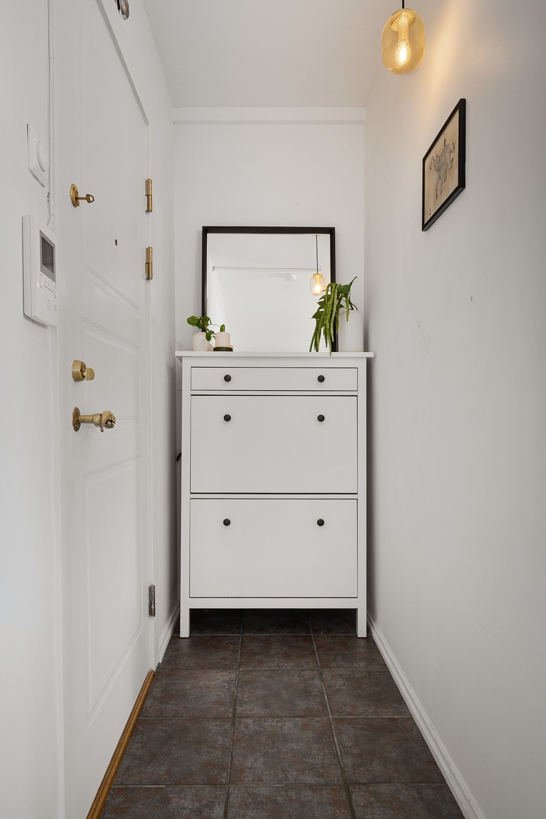 En hyggelig entré ønsker deg velkommen hjem - Velkommen til visning! Galleribilde