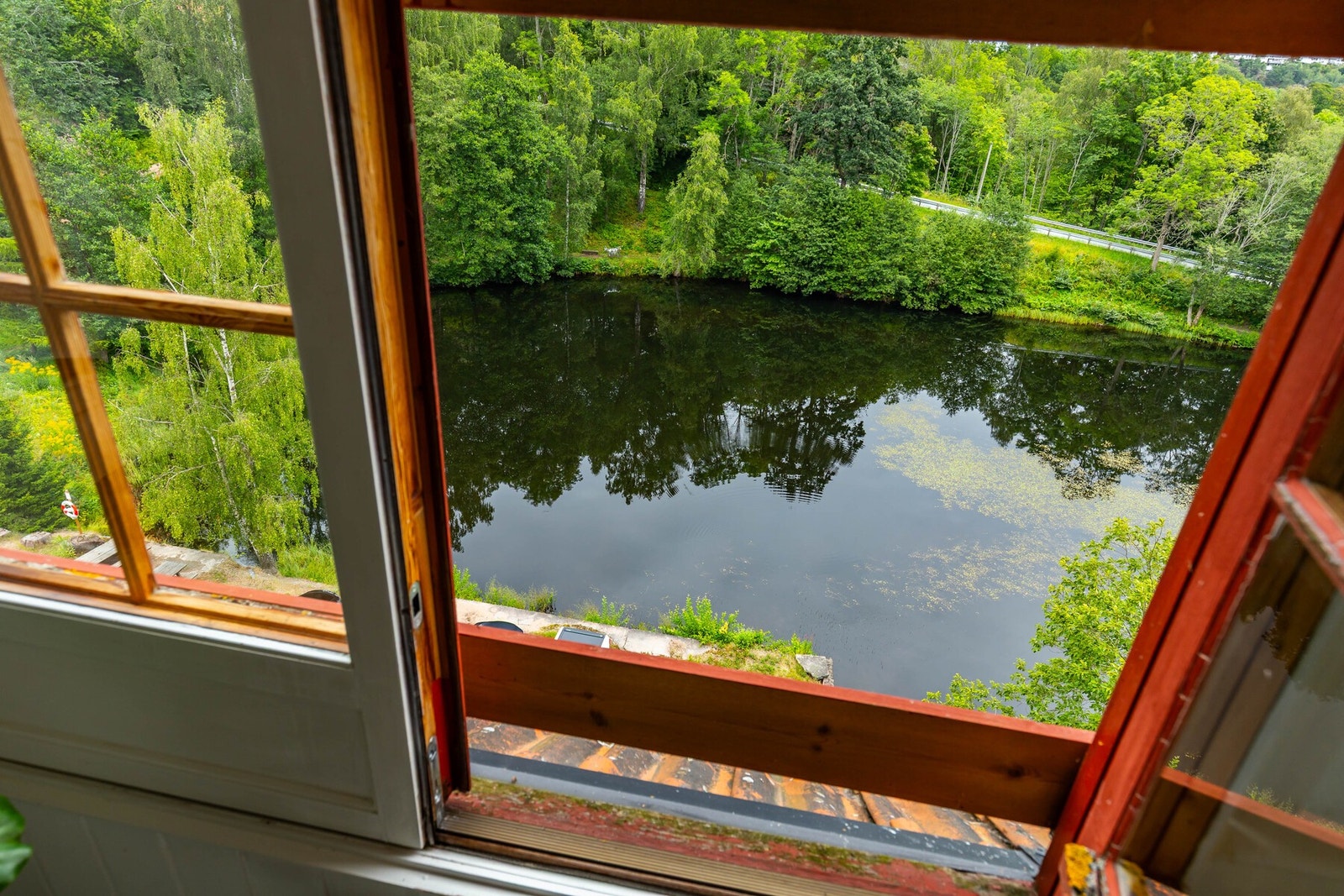 Detalj fra vinduspost. Galleribilde