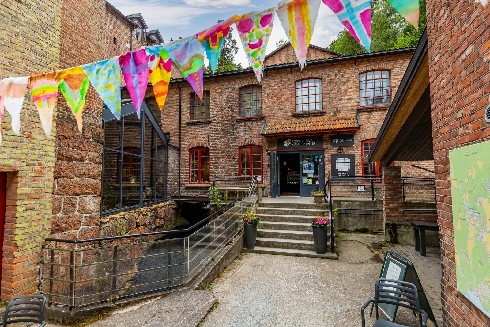 Kulturrikt og kunstnerisk nærmiljø. Galleribilde