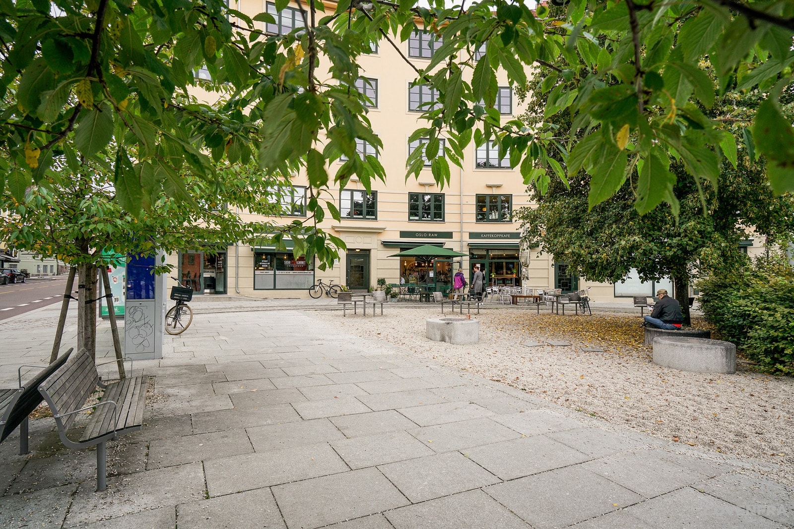 På Adamstuen ligger blant annet Oslo Raw, Baker Hansen og Jungel Pizza. Galleribilde