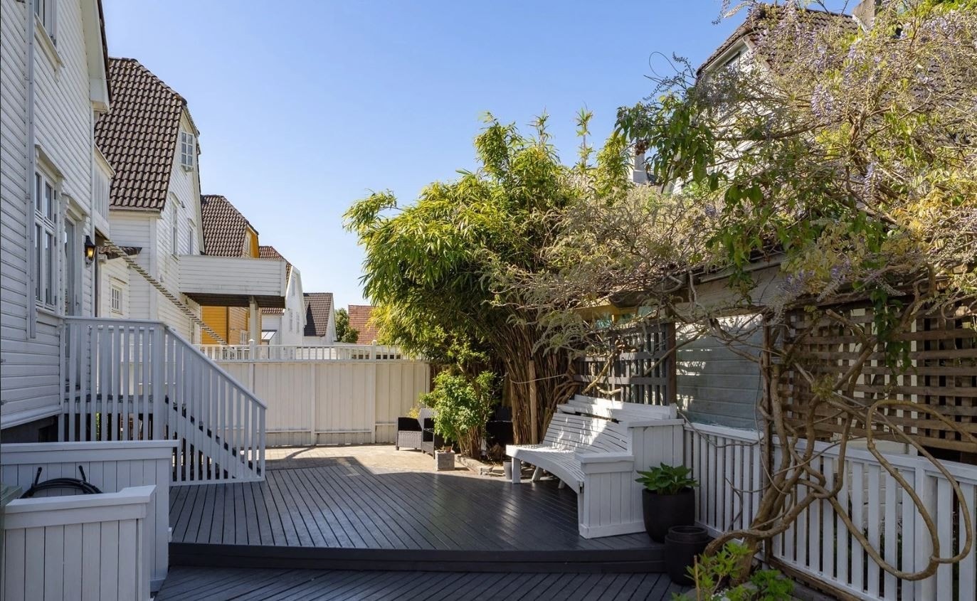 Terrasse som disponeres av leietaker Galleribilde
