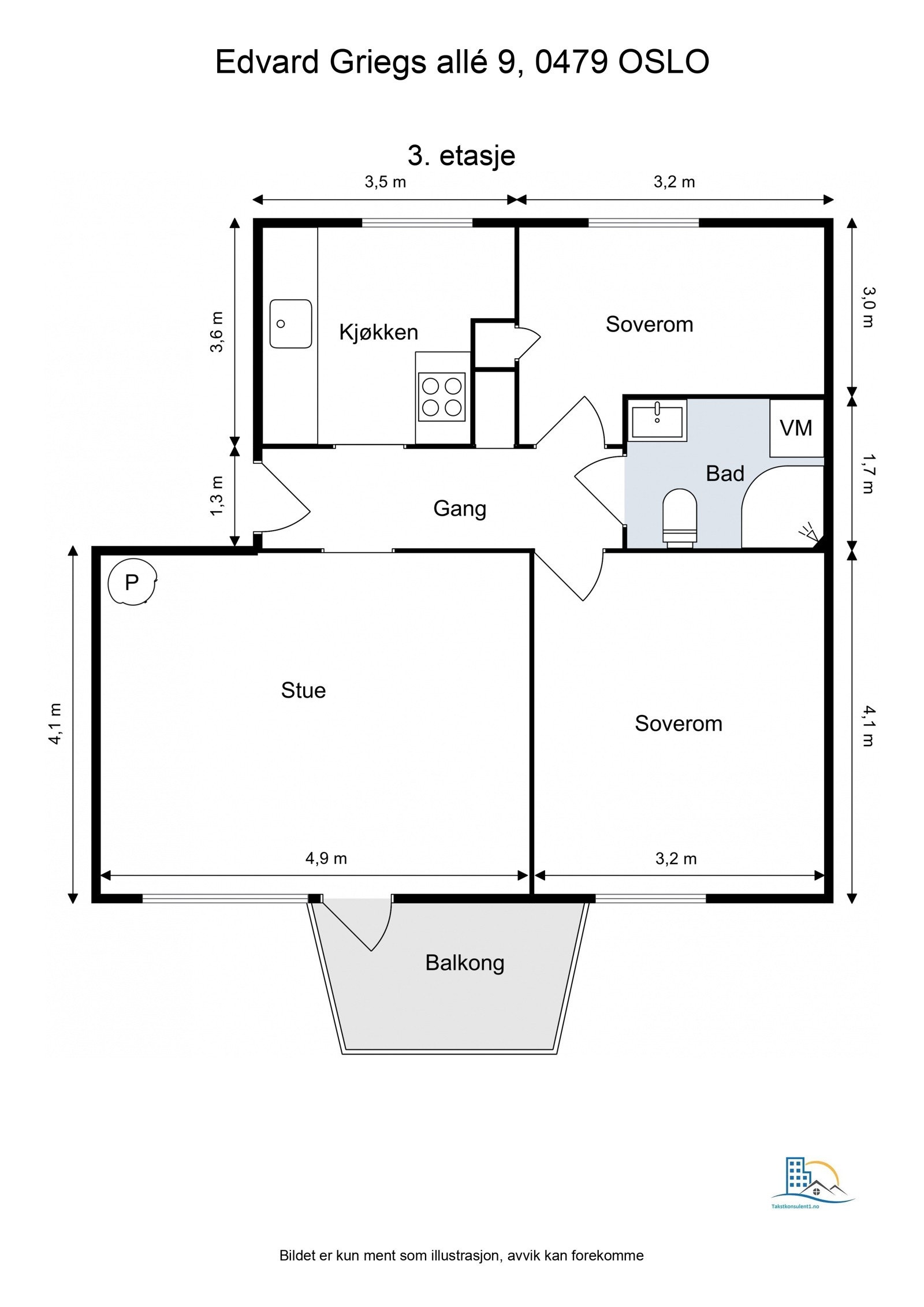 Boligen har en god planløsning. Galleribilde