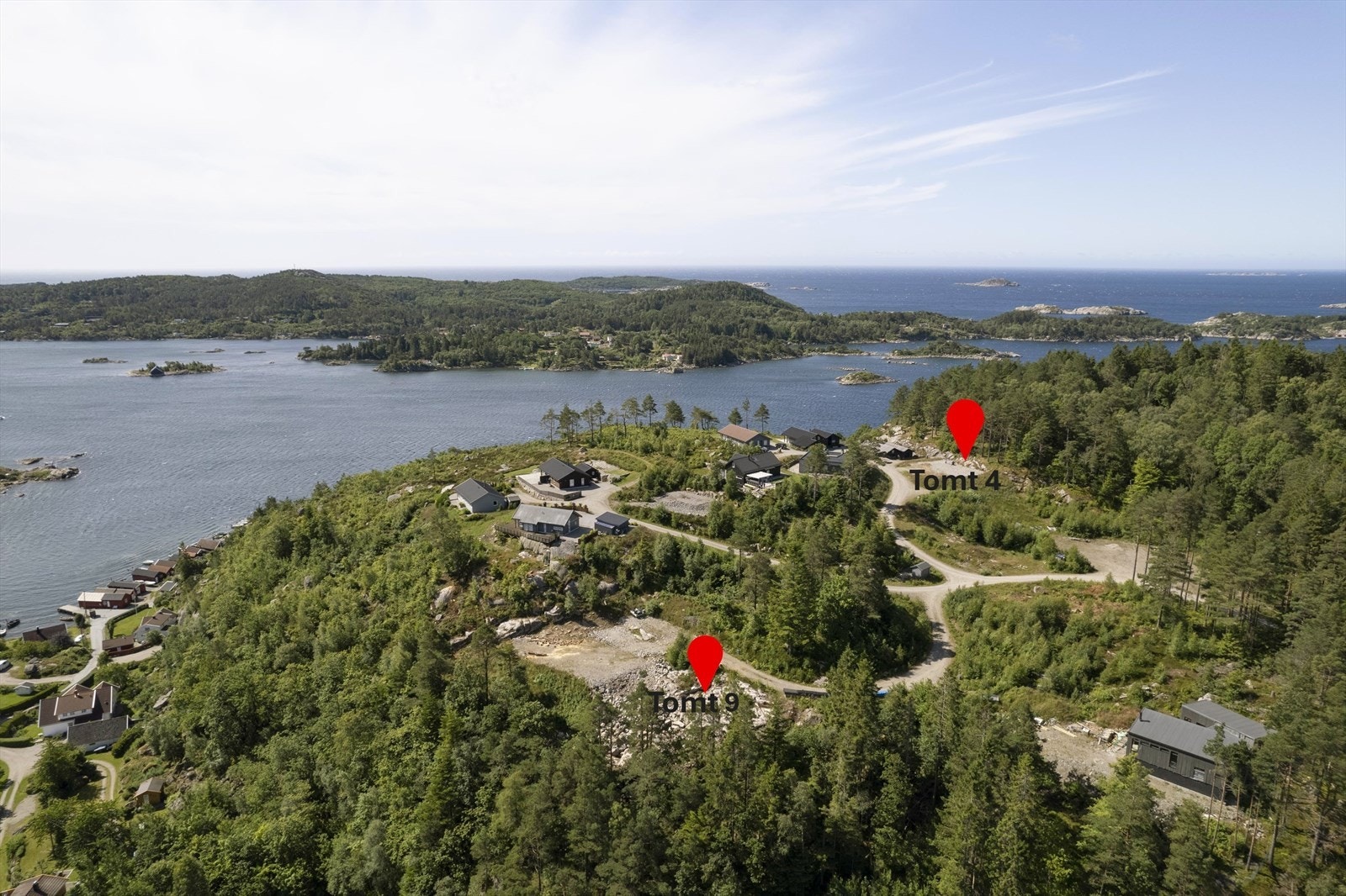 Det er 8 ledige tomter i feltet Galleribilde