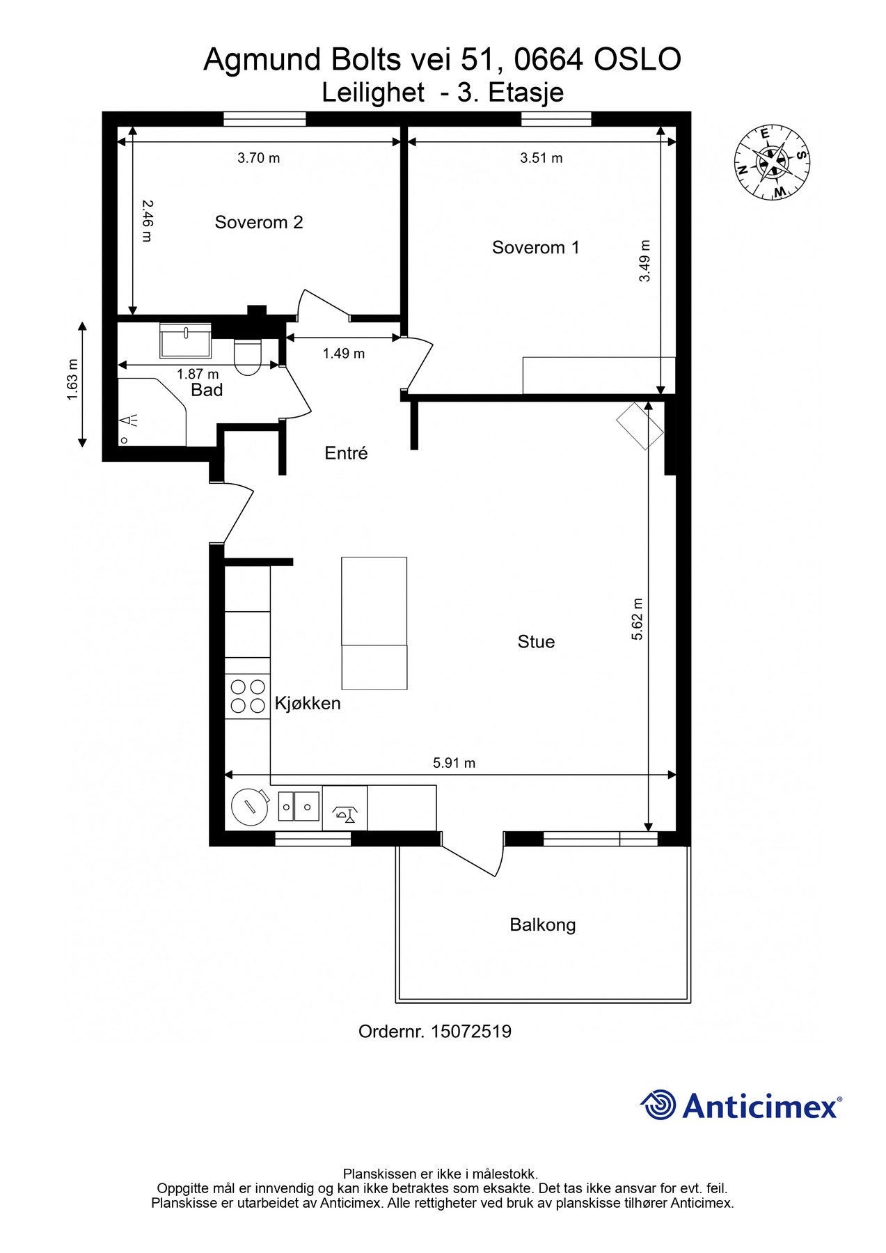 Plantegning. Galleribilde