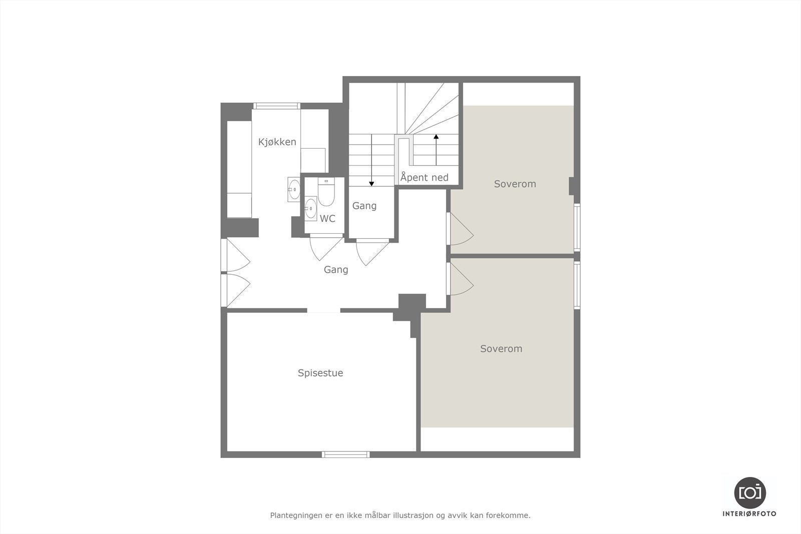 Plantegning Galleribilde