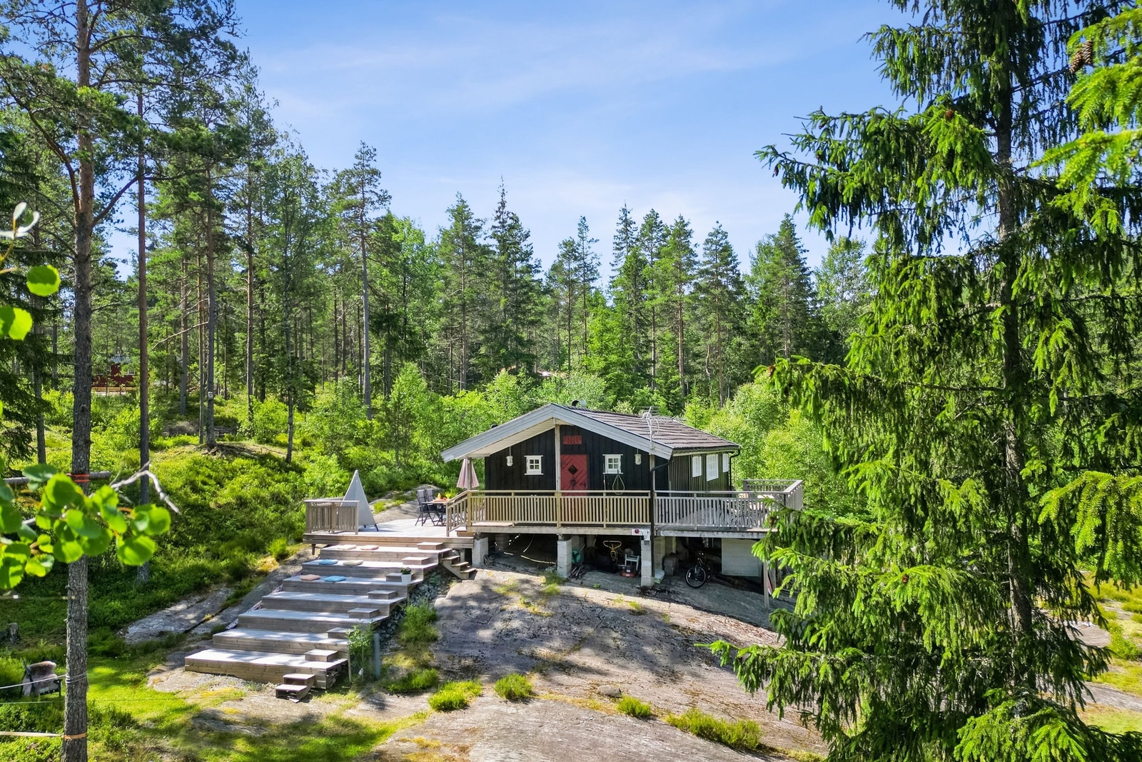 Oversiktsbilde fra nord. Galleribilde