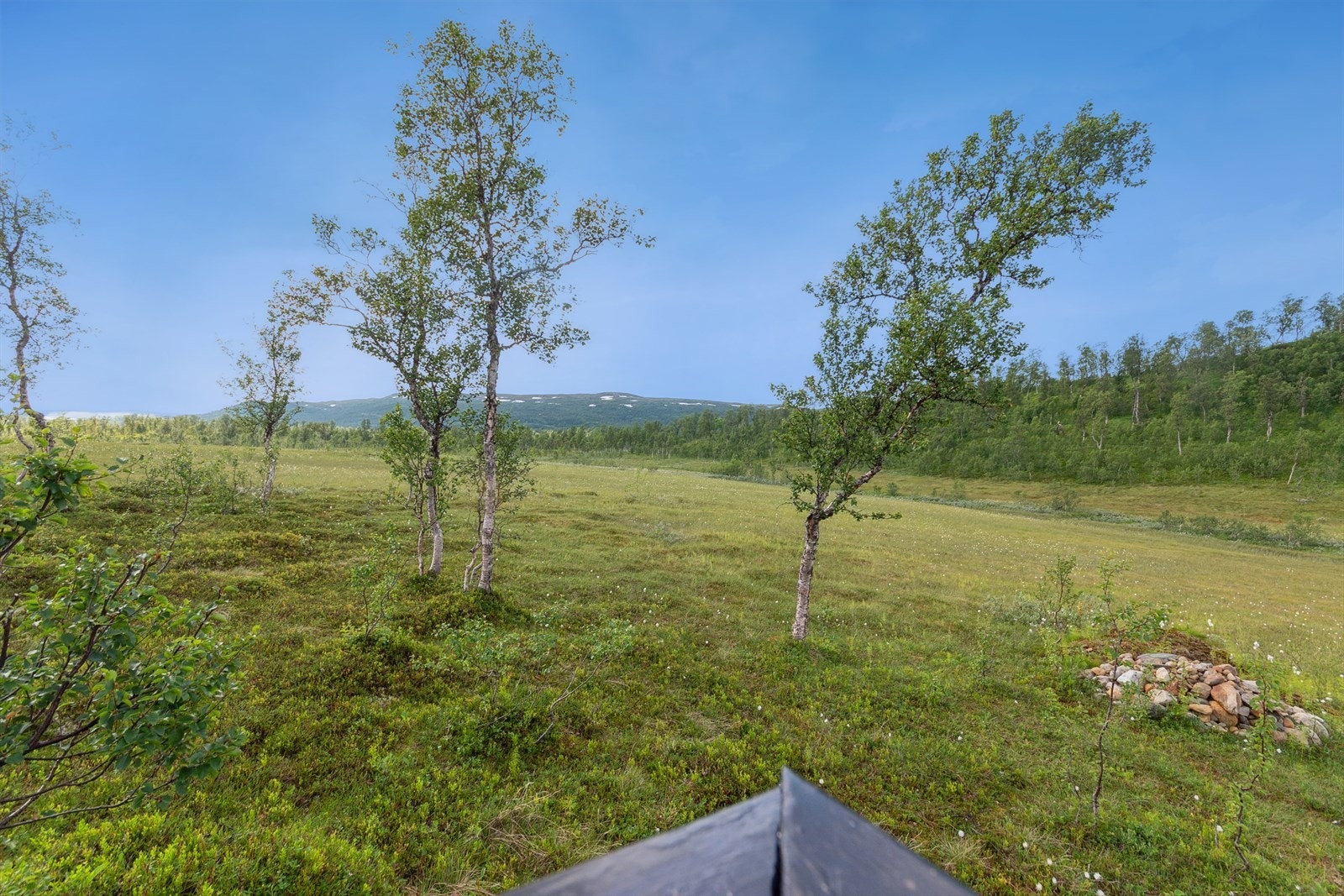 Å kunne tilbringe tid utendørs, gå på turer, plukke bær, eller bare sitte ved et bål og nyte stjernehimmelen, gir en følelse av frihet og tilknytning til naturen. Galleribilde