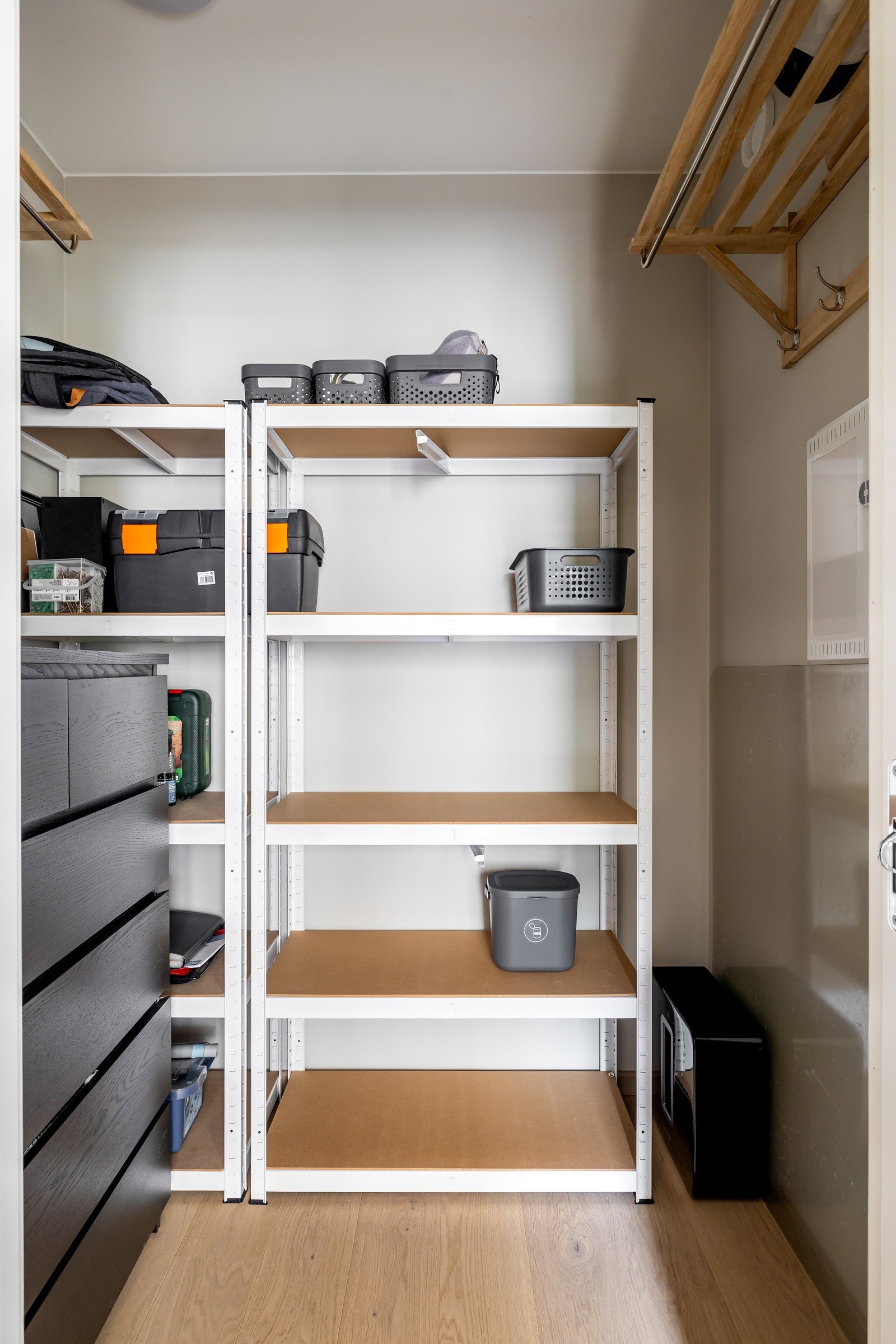 Boden passer perfekt til for eksempel et walk in closet. Galleribilde