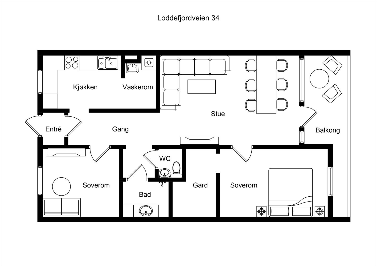 Plantegning. Galleribilde