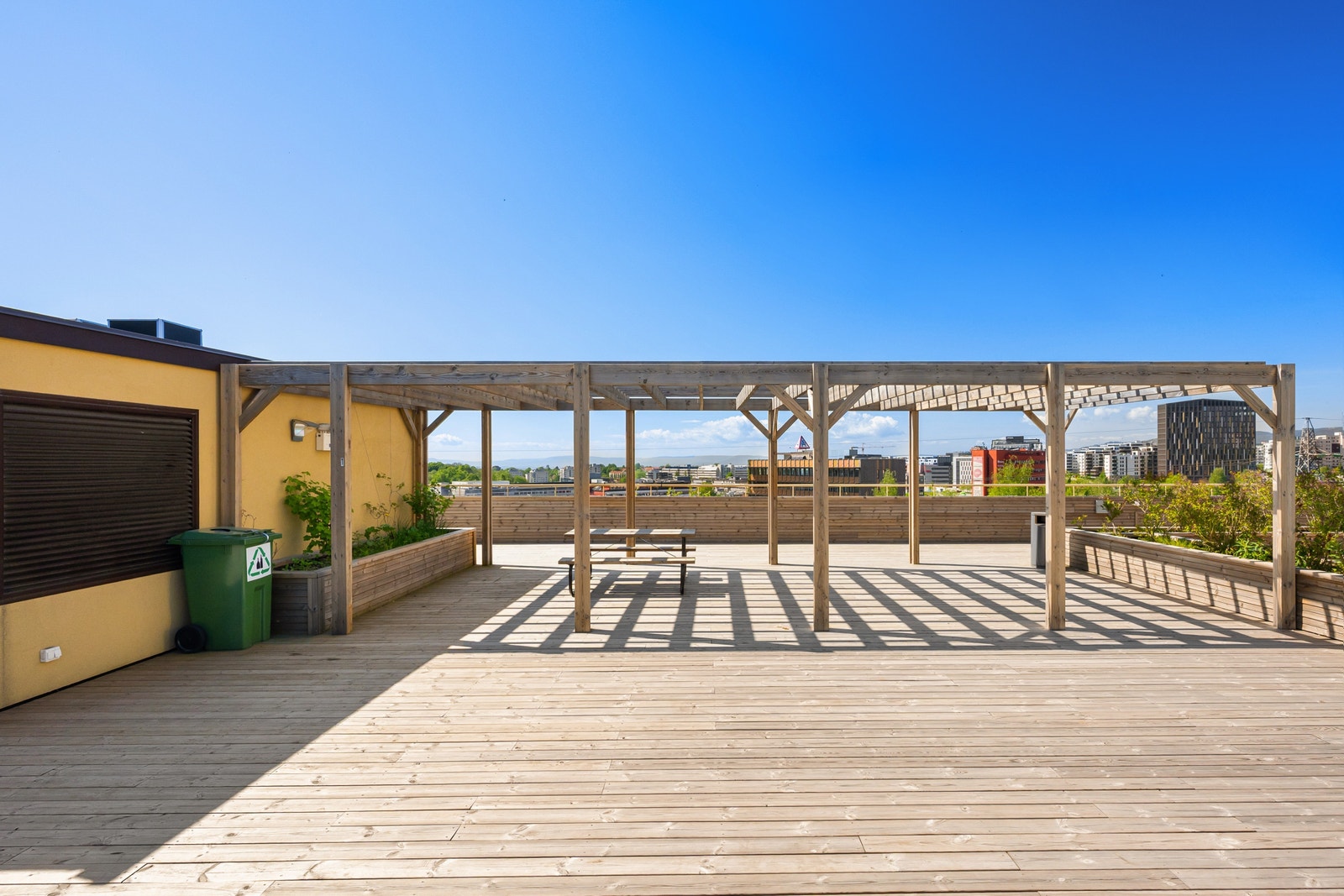 Felles takterrasse. Galleribilde