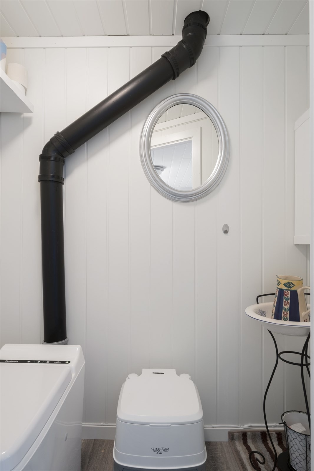 Toalett - her er det forbrenningstoalett. Galleribilde