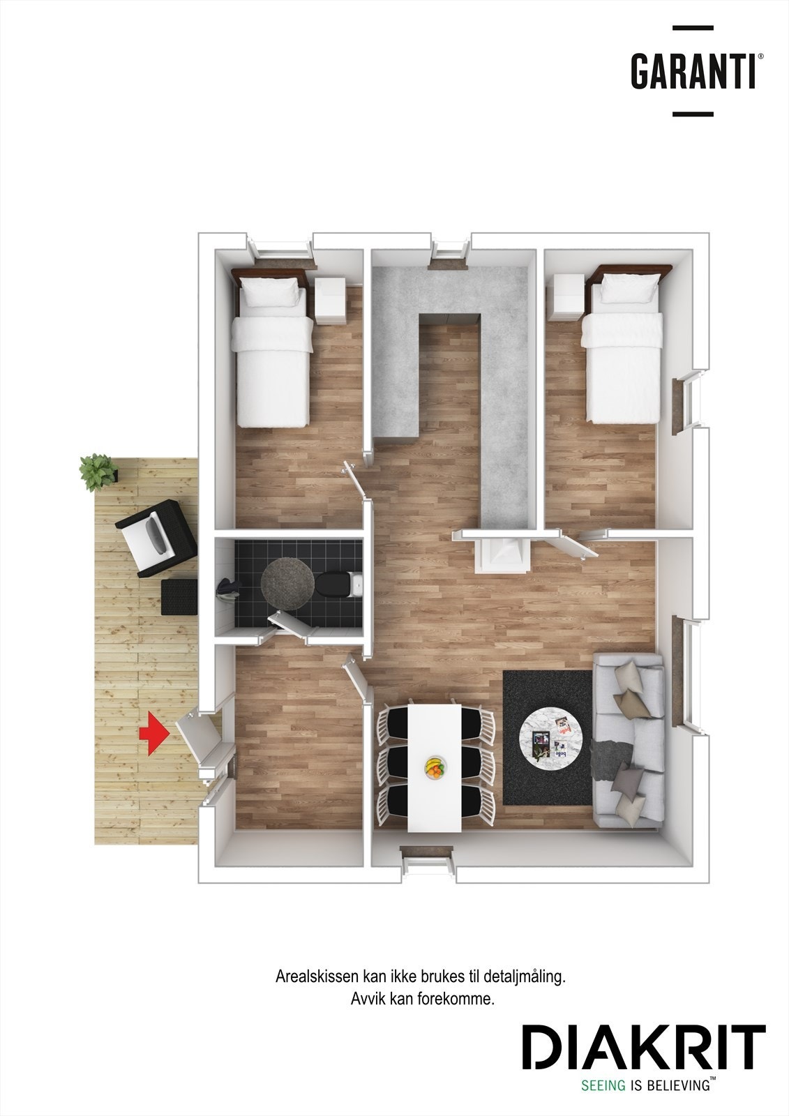 Plantegning. Galleribilde