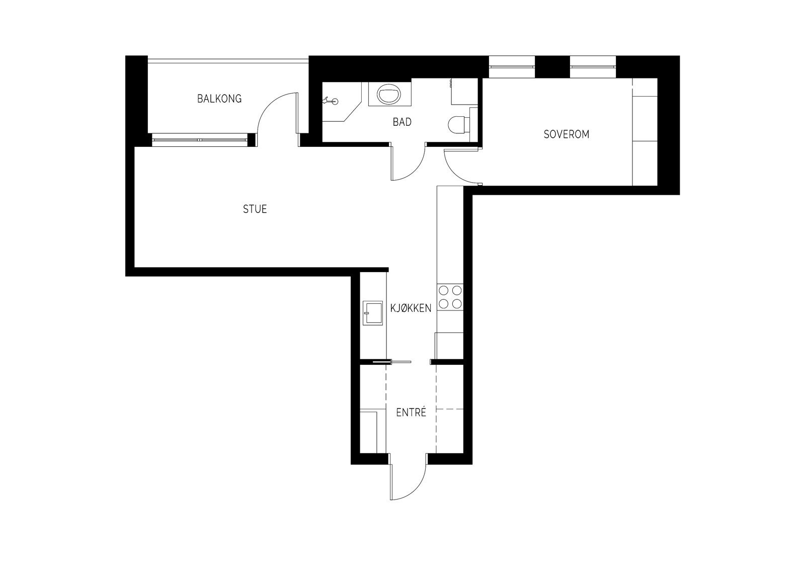 Plantegning Galleribilde