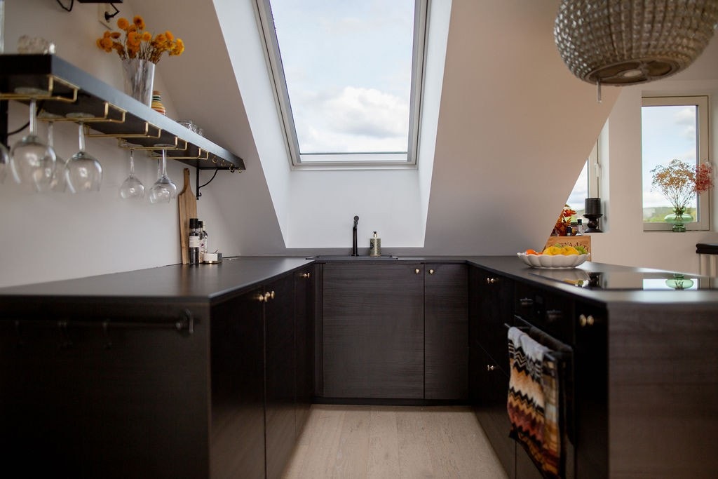 Kjøkkenet i øverste etasje. Galleribilde