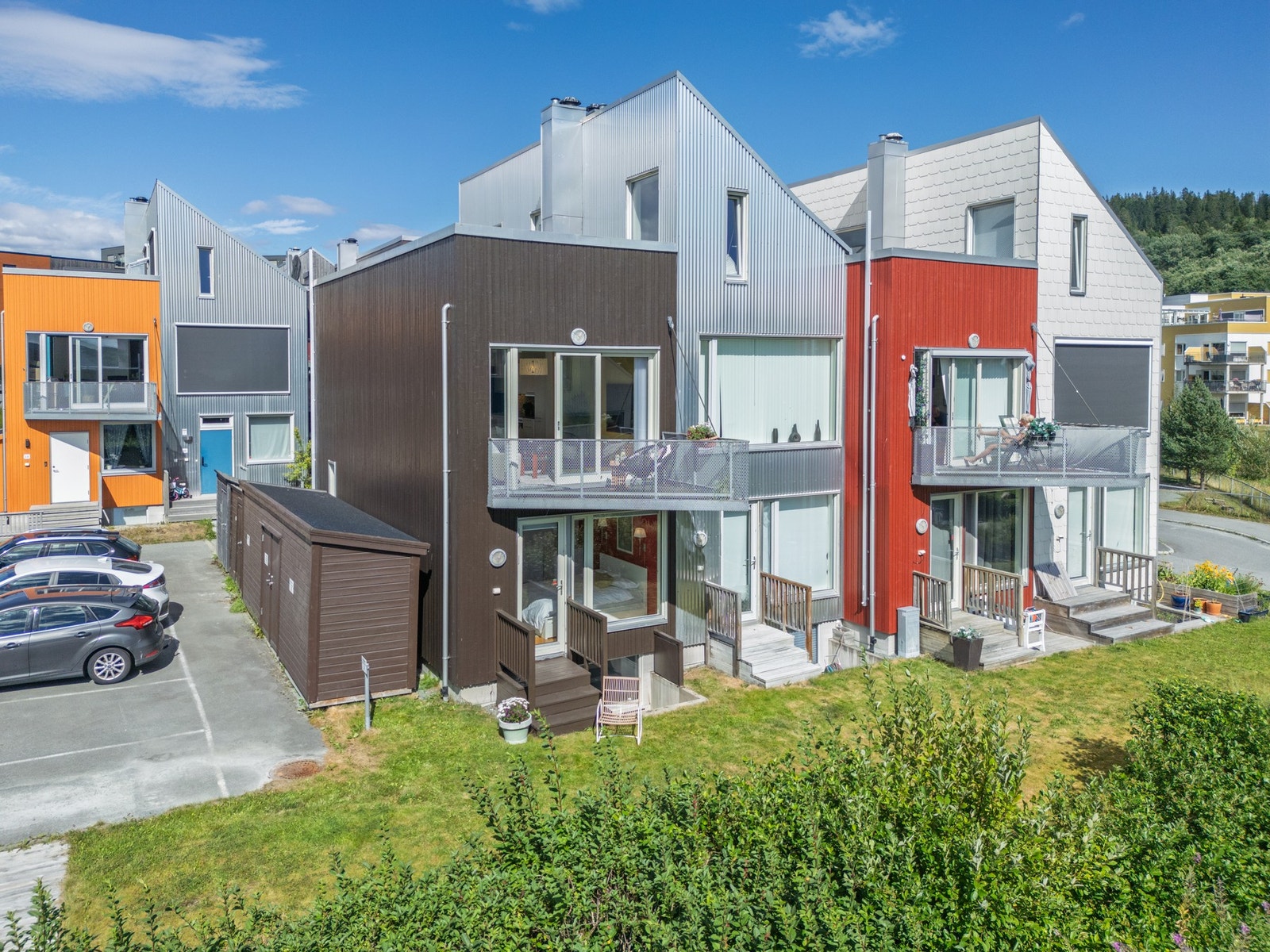 Endebeliggenheten sørger for luftighet og en i større grad privat følelse. Galleribilde