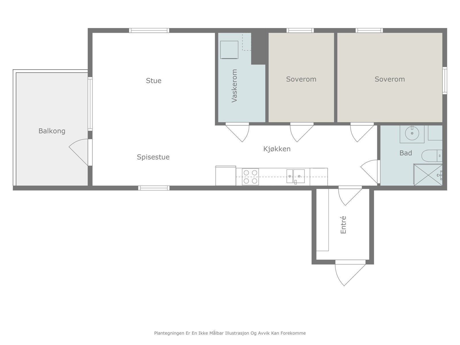 Plantegning. Galleribilde