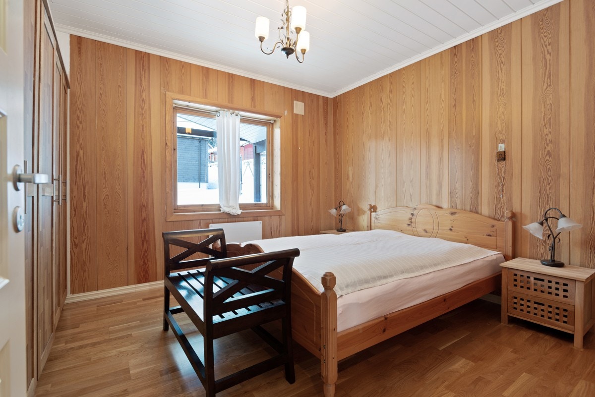 Hovedsoverommet er beliggende i 1.etasje Galleribilde