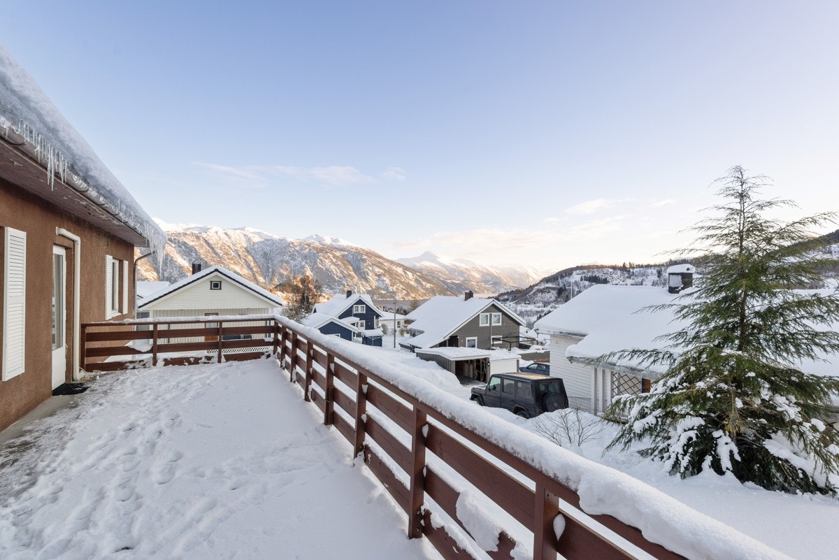 Flott utsikt og gode solforhold Galleribilde