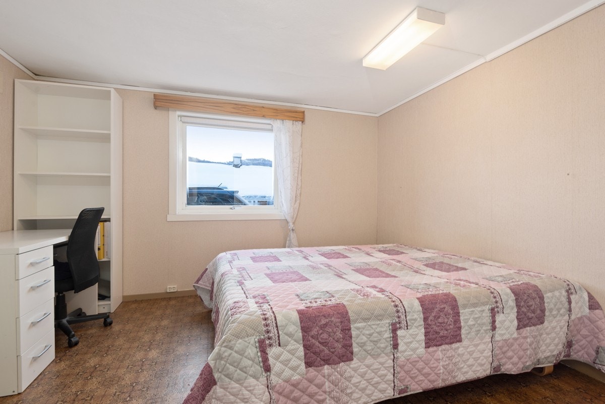 Soverom nr. 4 er beliggende i underetasjen Galleribilde