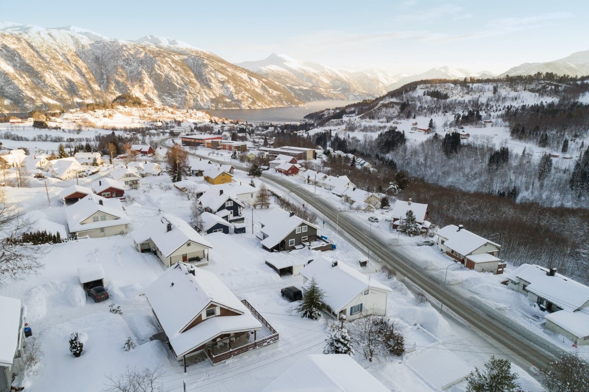Dronebilde Galleribilde