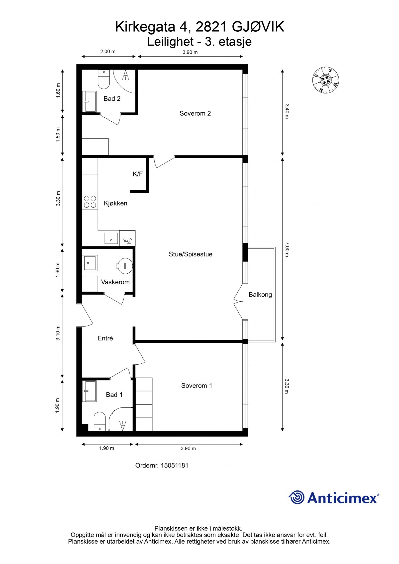 Plantegning Galleribilde