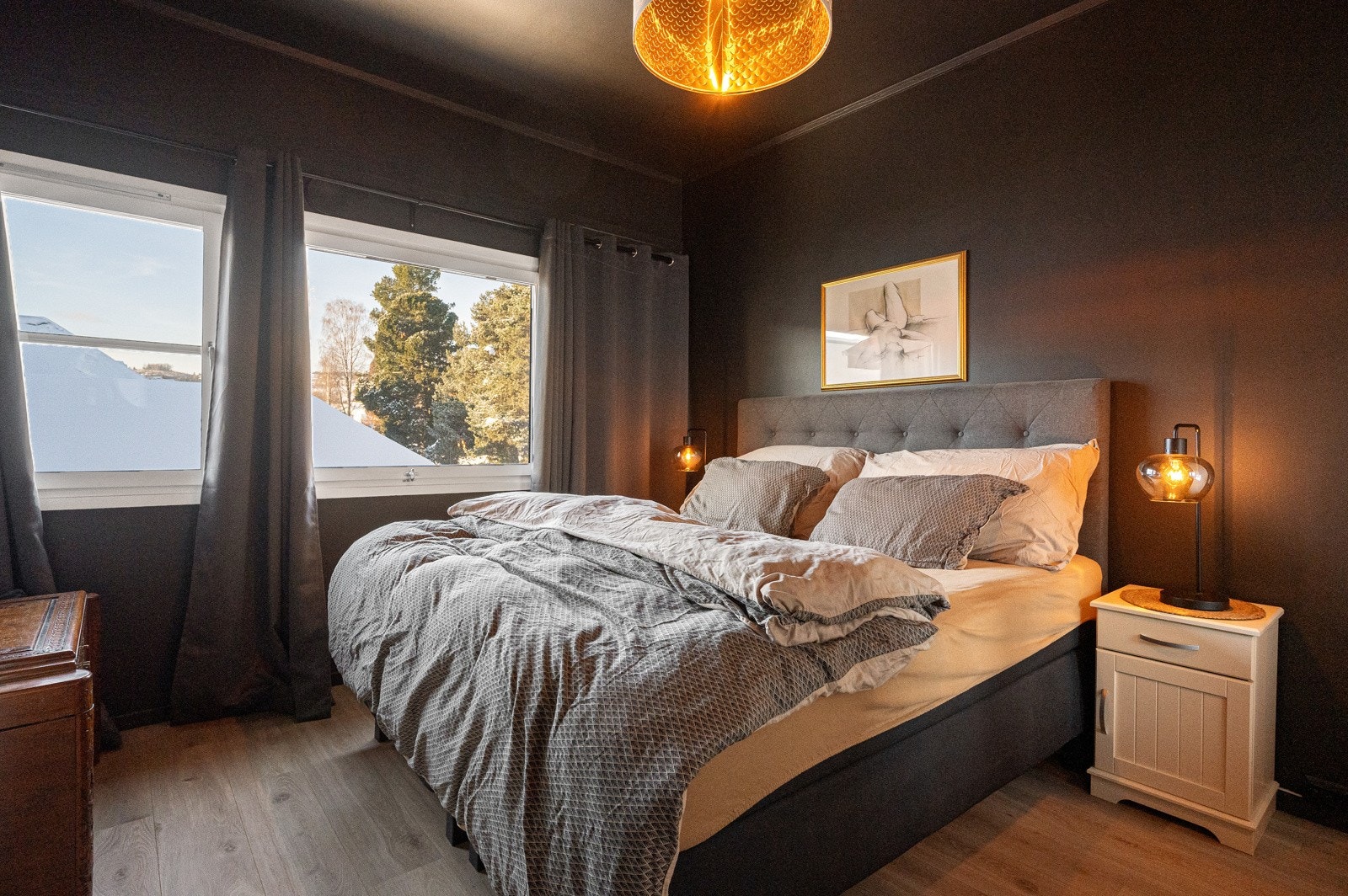 Lunt og koselig på soverom 2 Galleribilde