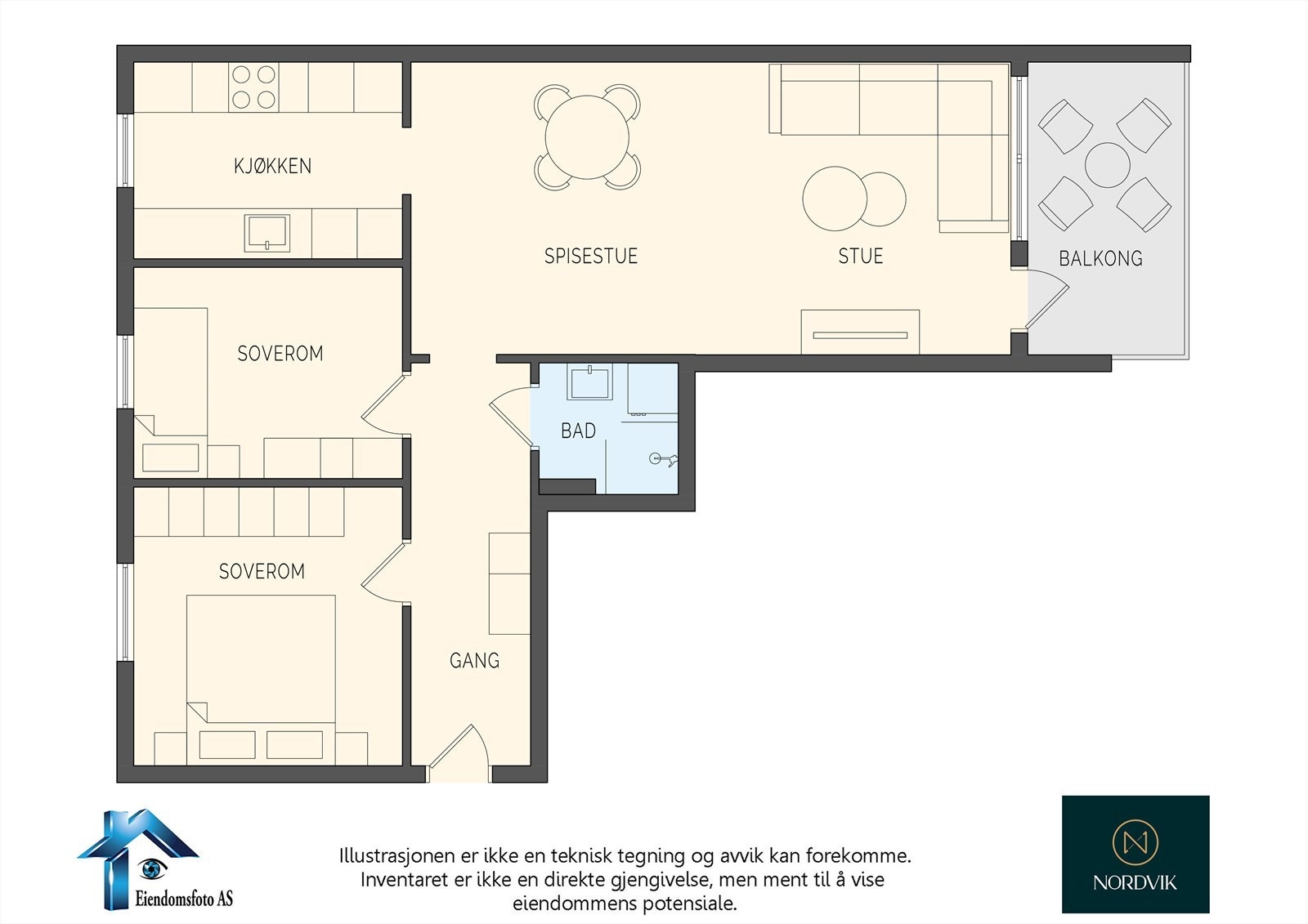Plantegning Galleribilde