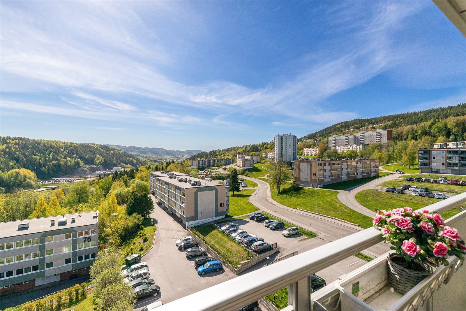 Fantastisk utsikt mot nærområdet Galleribilde