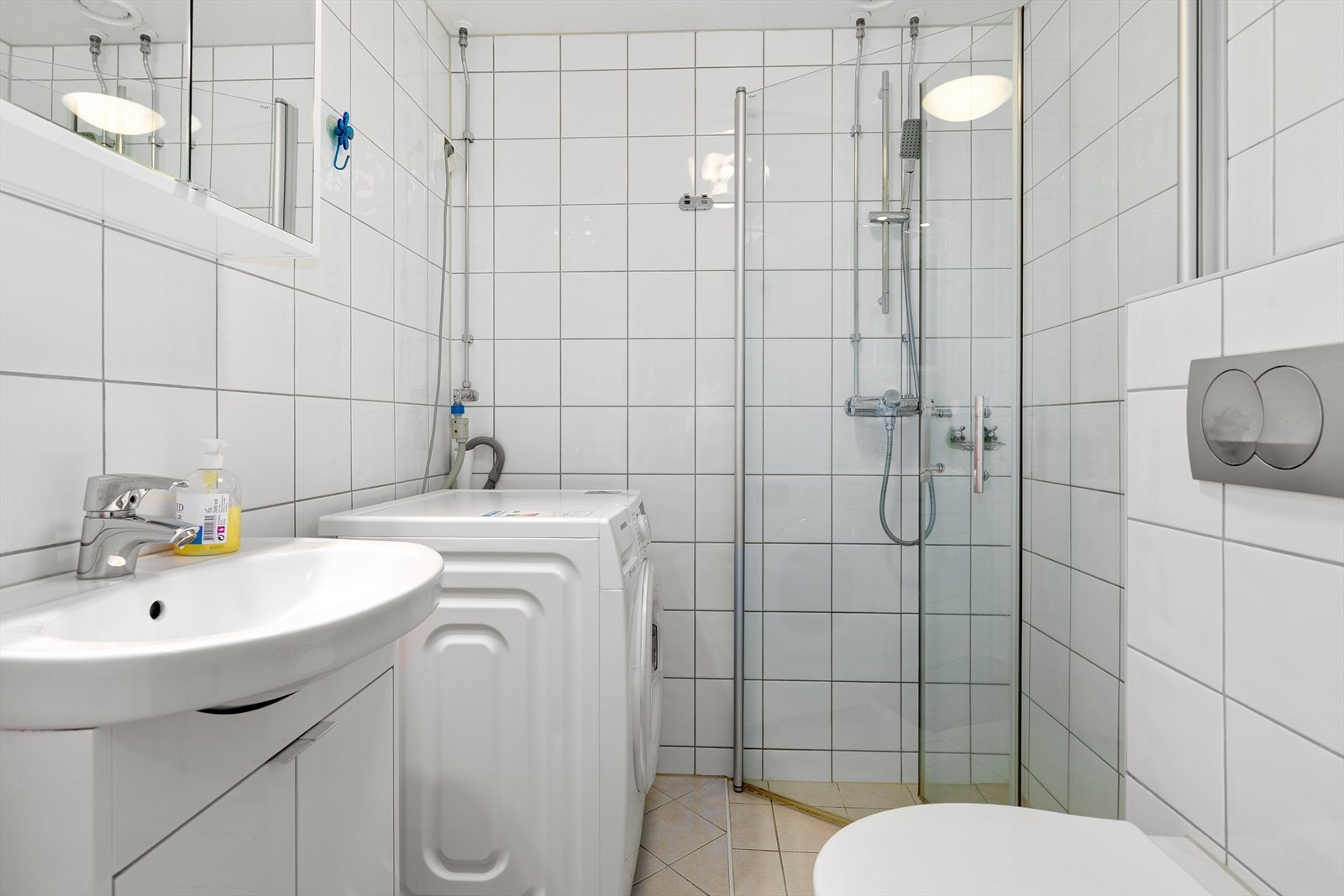 Badet er fra 2014 og ble pusset opp i regi av borettslaget Galleribilde