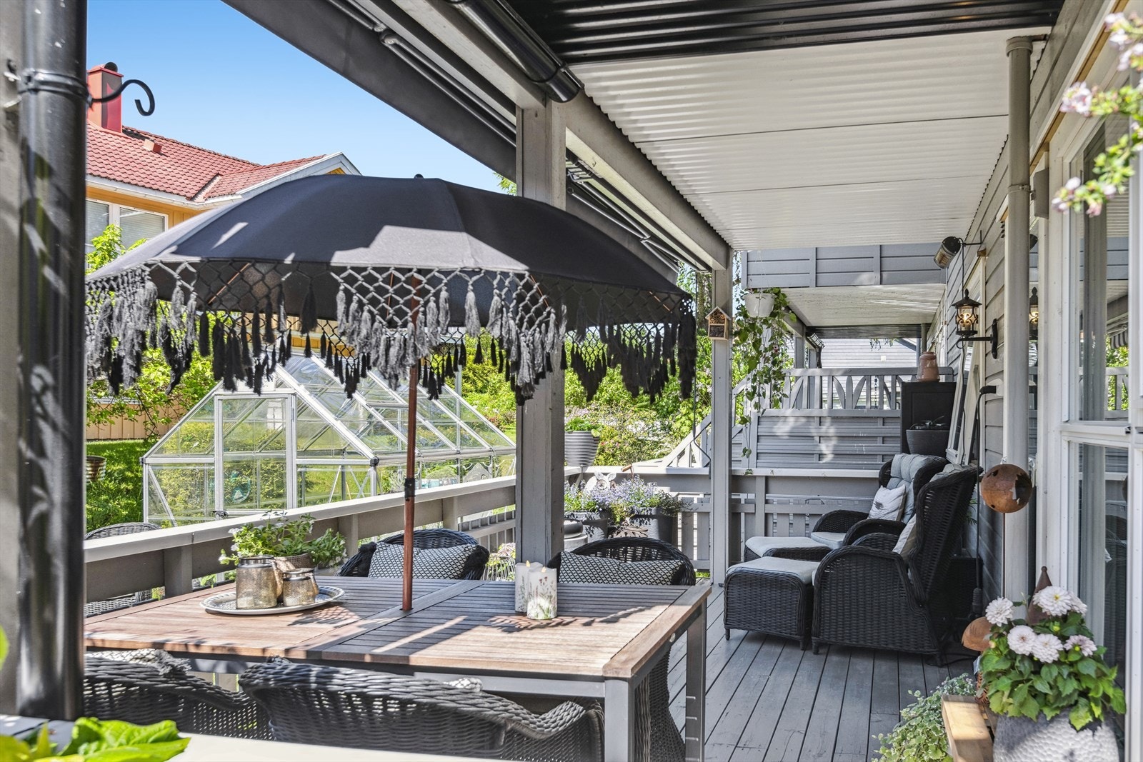 Her ligger alt til rette for å nyte lange sommerdager. Galleribilde