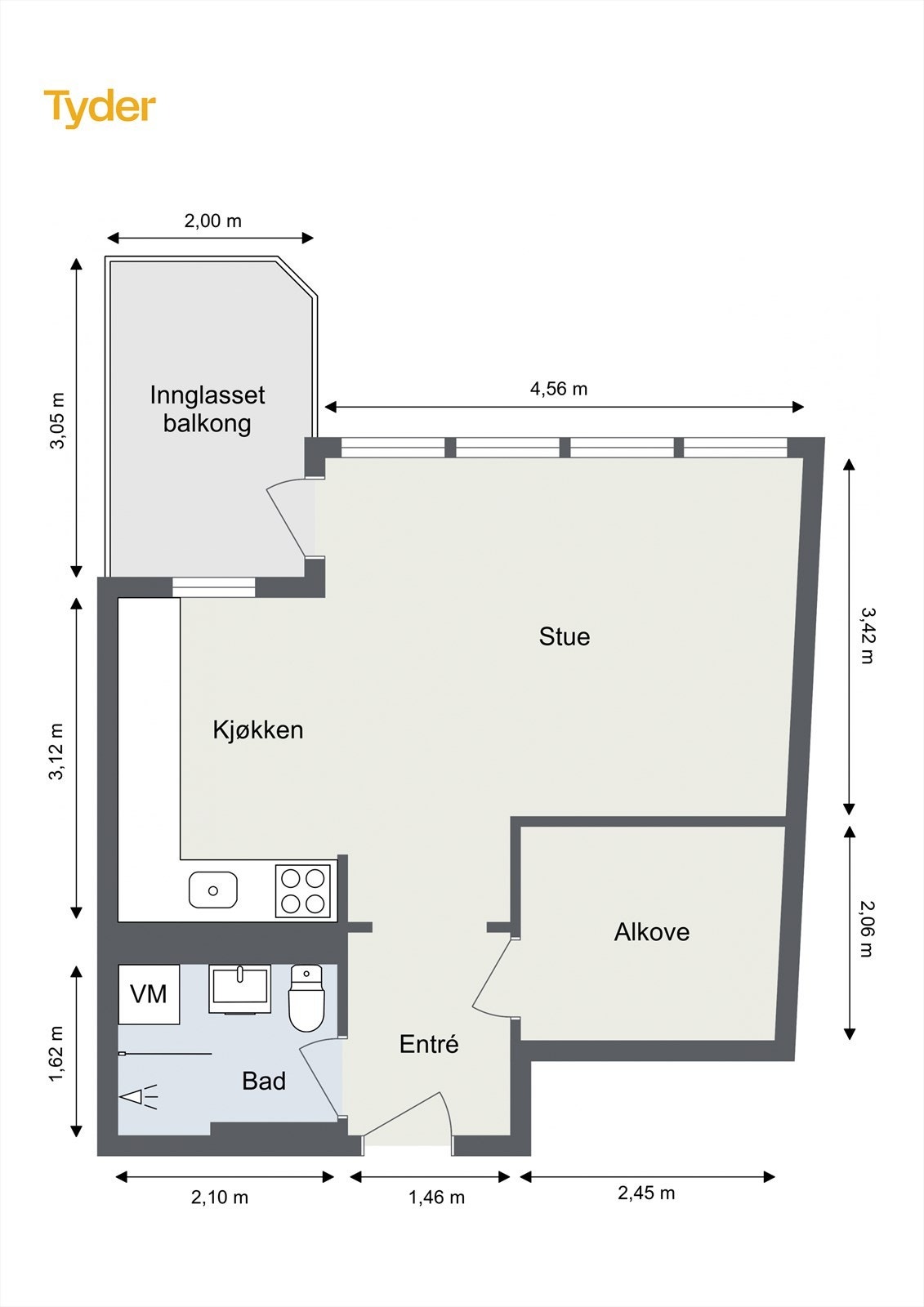 Plantegning Galleribilde