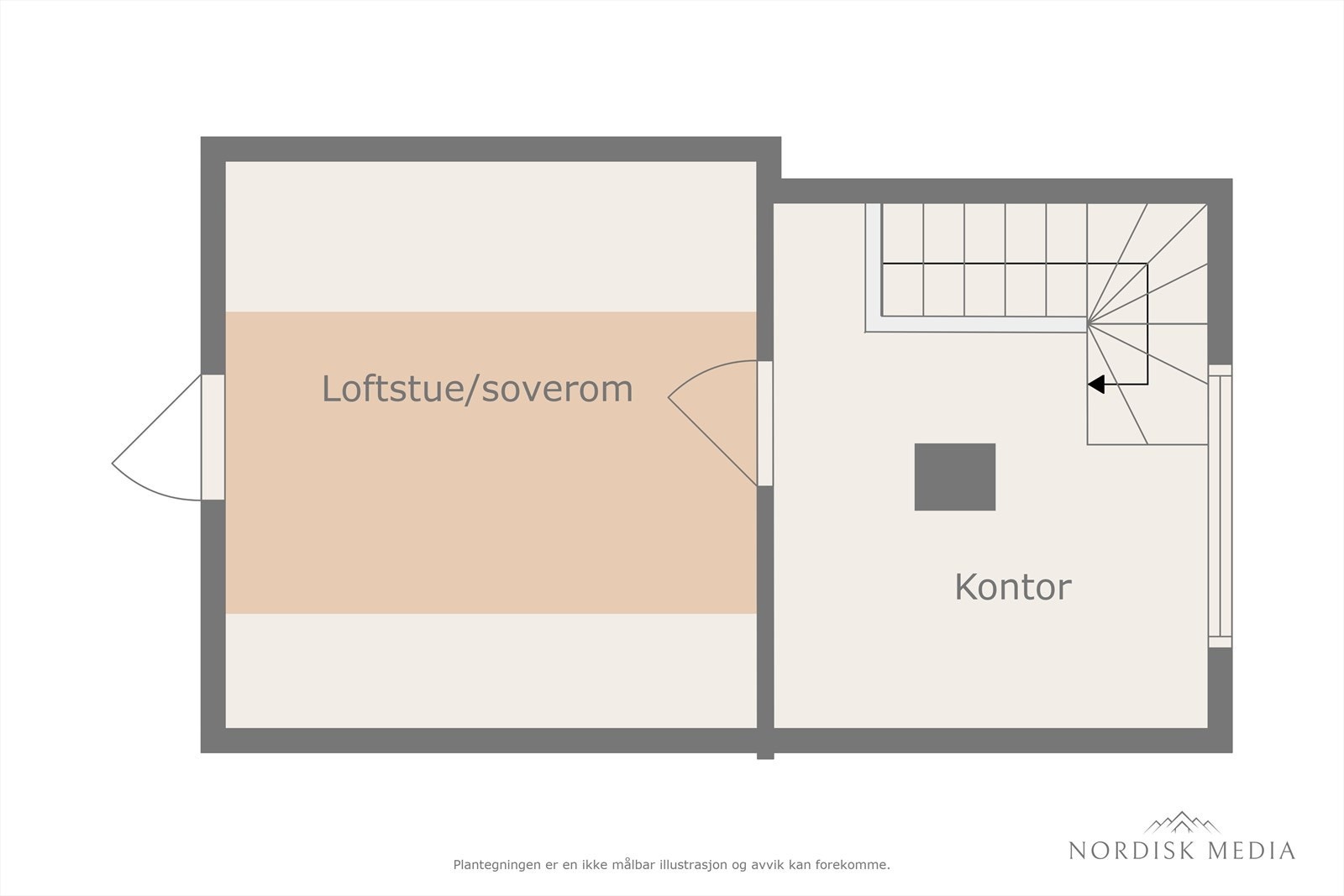 Plantegning Galleribilde