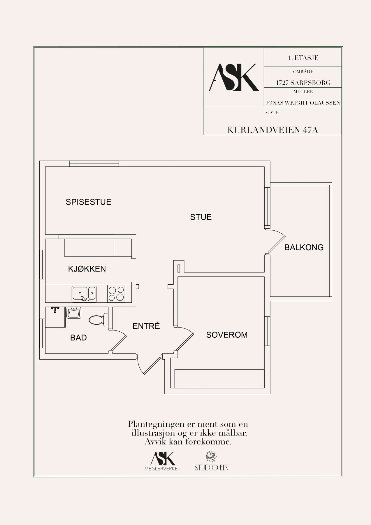 Plantegning Galleribilde