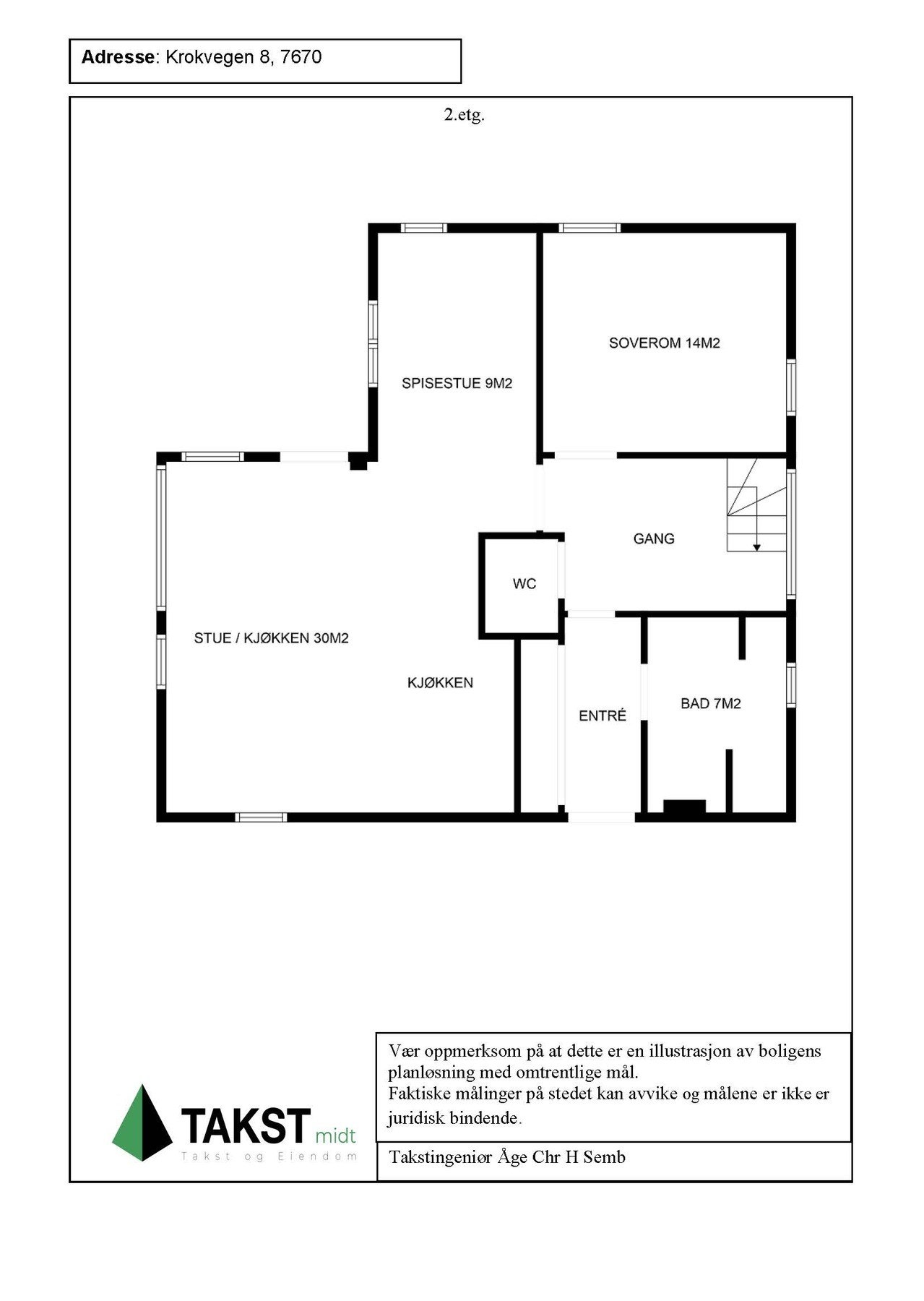 Planskisse. Galleribilde