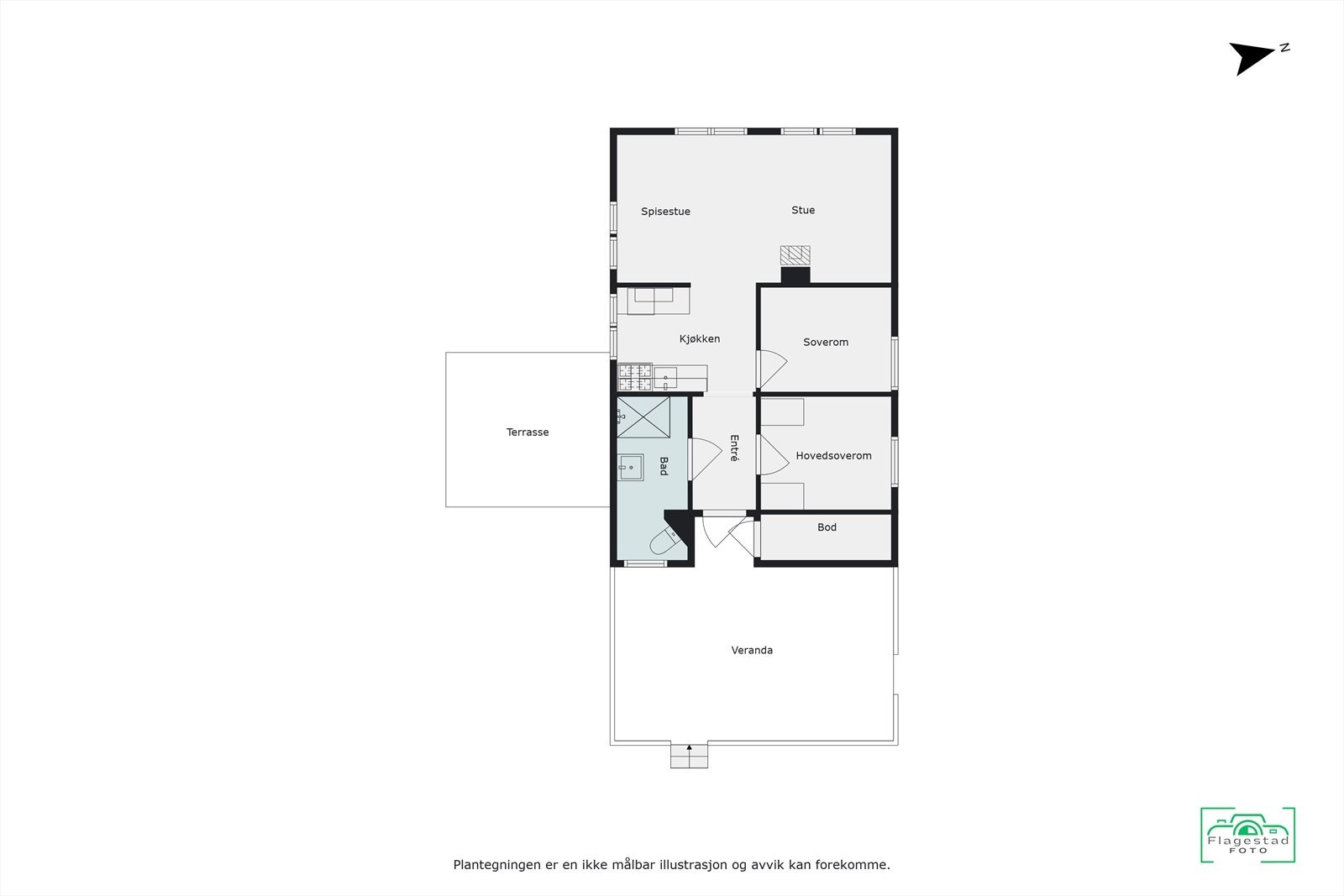 Plantegning Galleribilde