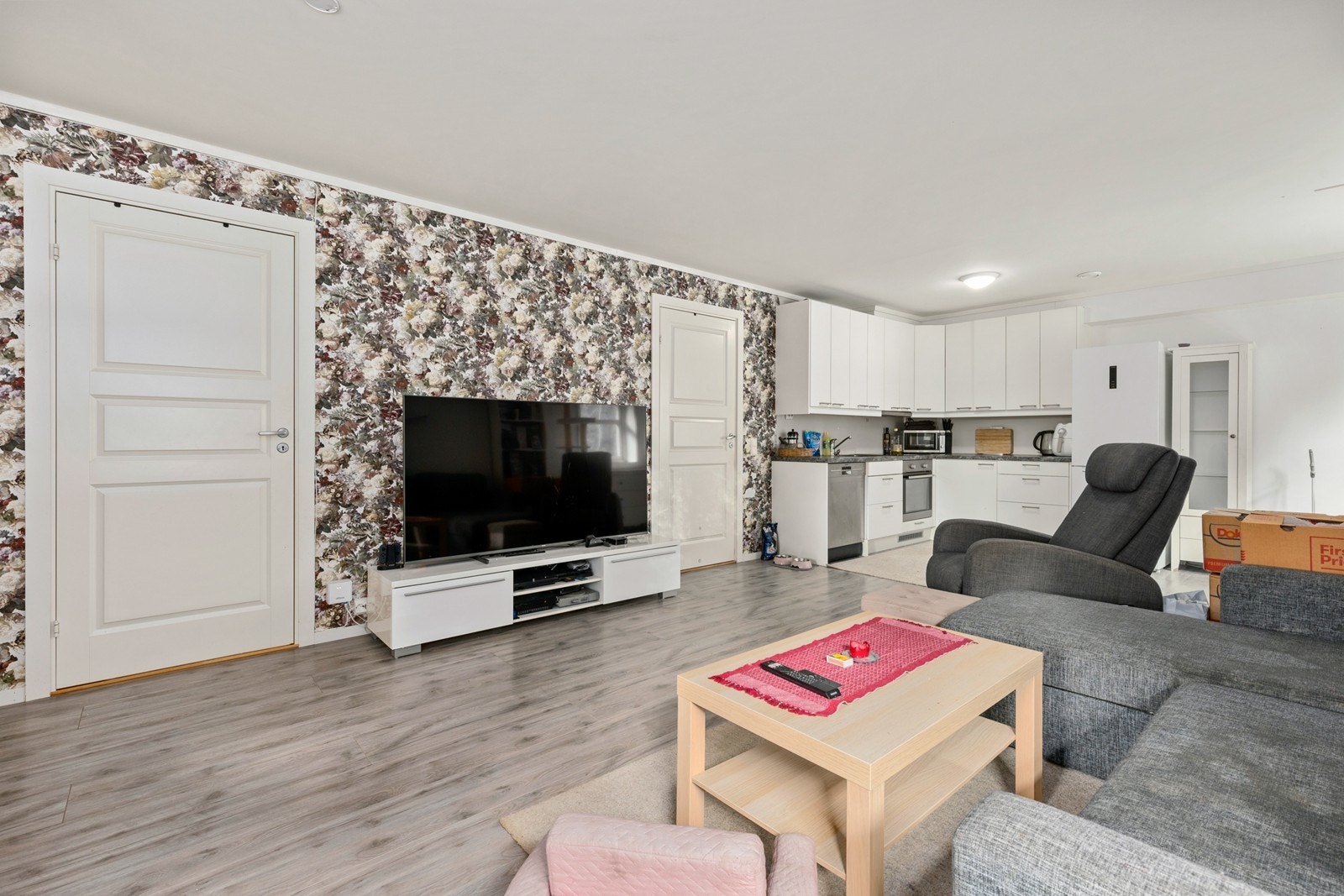 Åpen stue- kjøkkenløsning Galleribilde