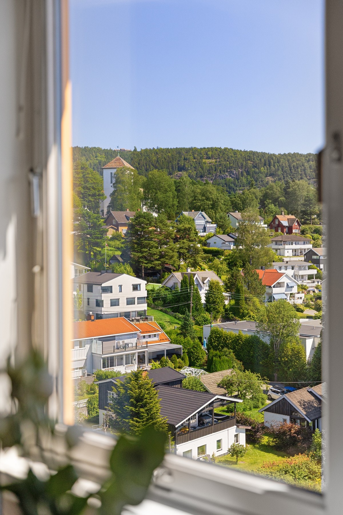 Utsikt fra kjøkkenet. Galleribilde