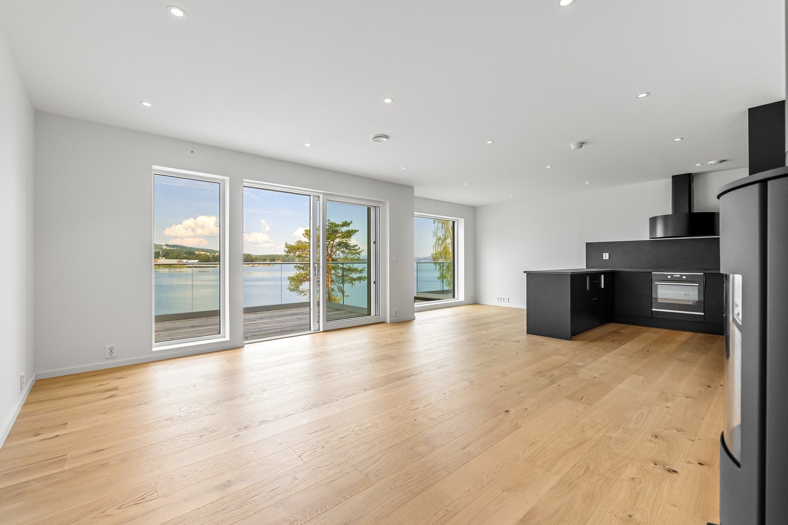 Her er det muligheter for å innrede stuen på ulike måter. Galleribilde