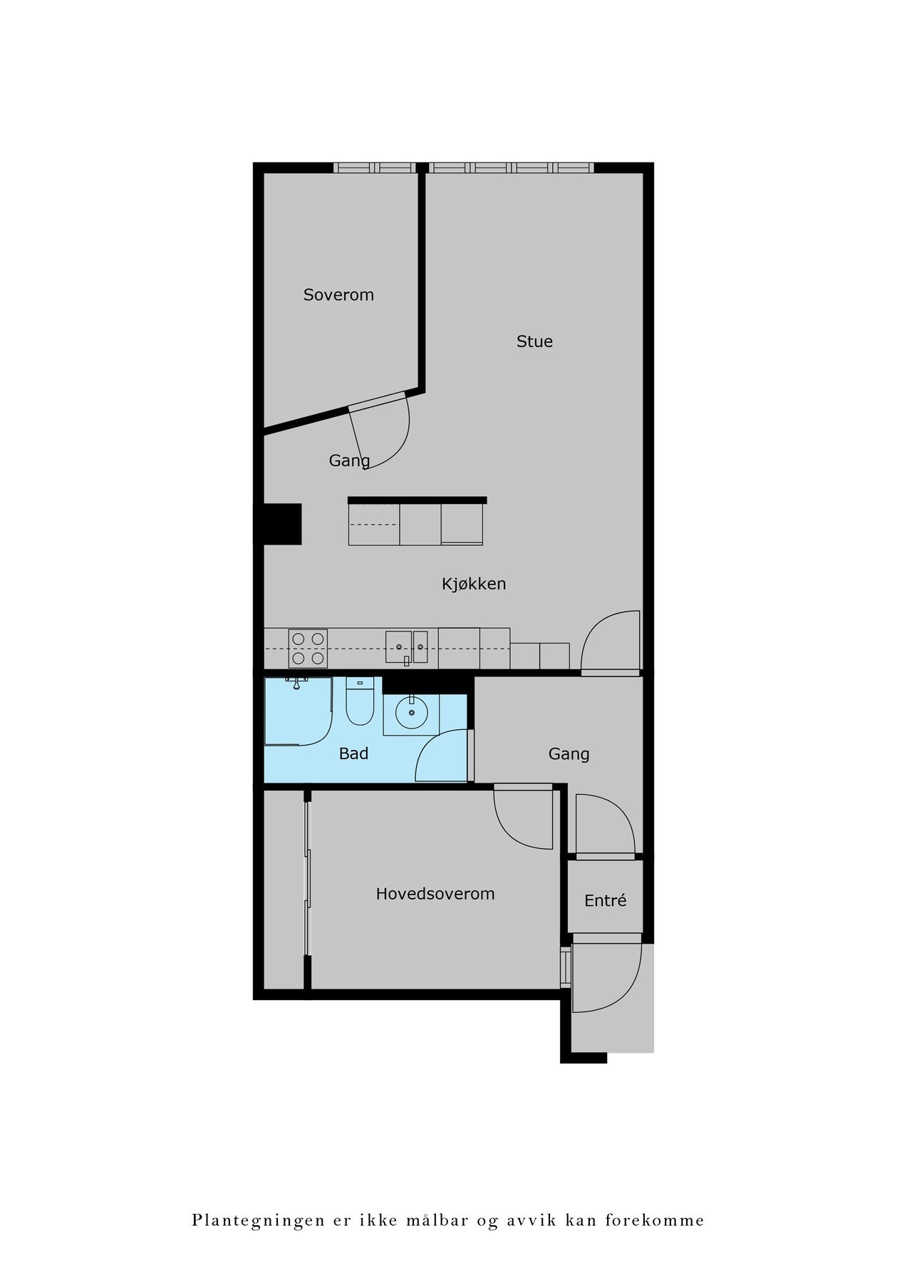 Plantegning Galleribilde
